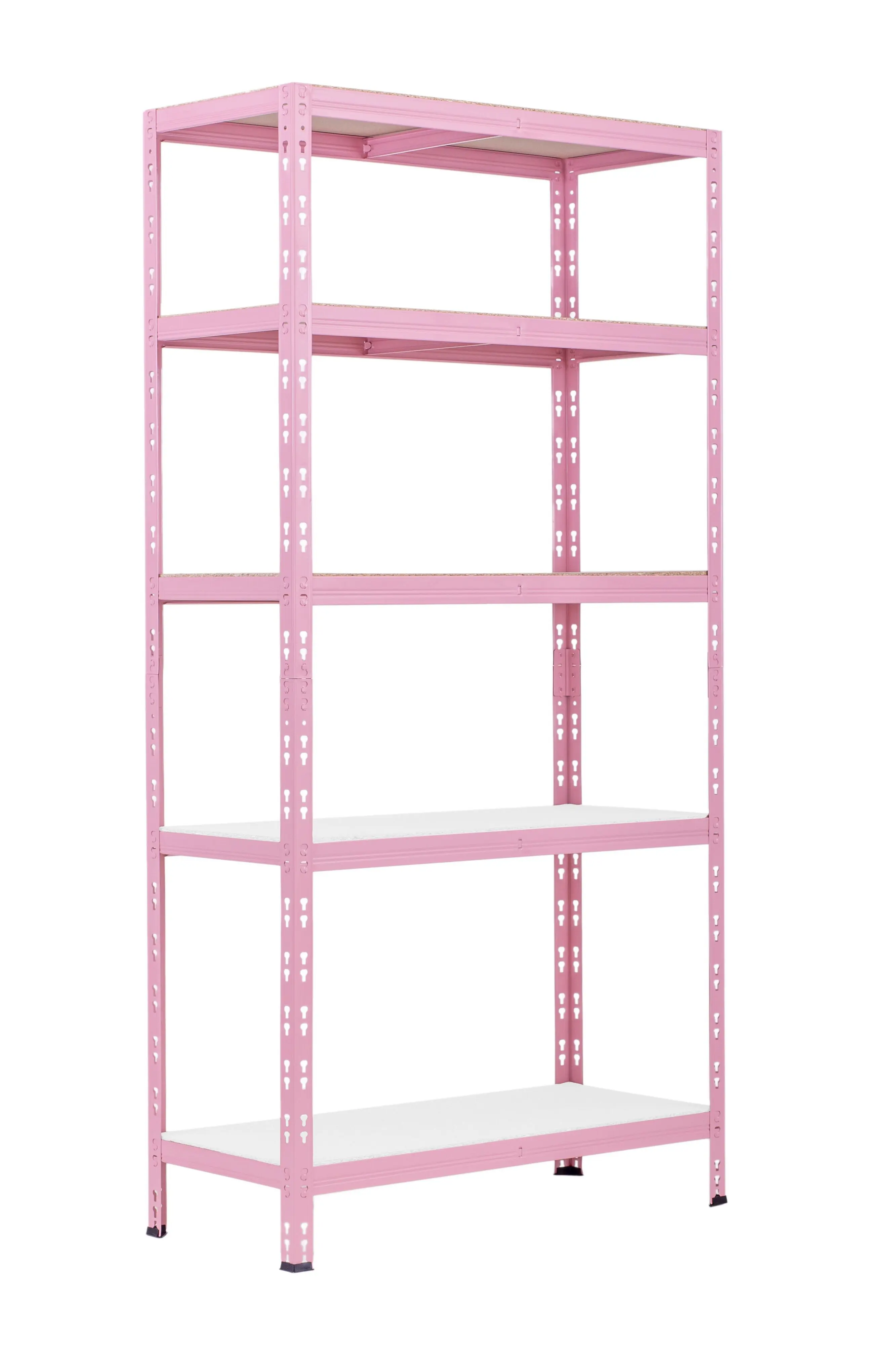 Schwerlastregal Stahl 180 x 90 x 40 cm 5 Holzböden 600 kg rosa Schwerlastregal Stahl 180 x 90 x 40 cm 5 Holzböden 600 kg rosa