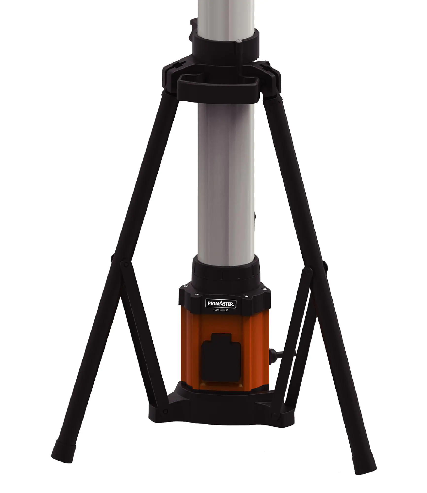 Primaster LED Stableuchte mit Stativ integrierte Steckdose, IP 54 Primaster LED Stableuchte mit Stativ integrierte Steckdose, IP 54