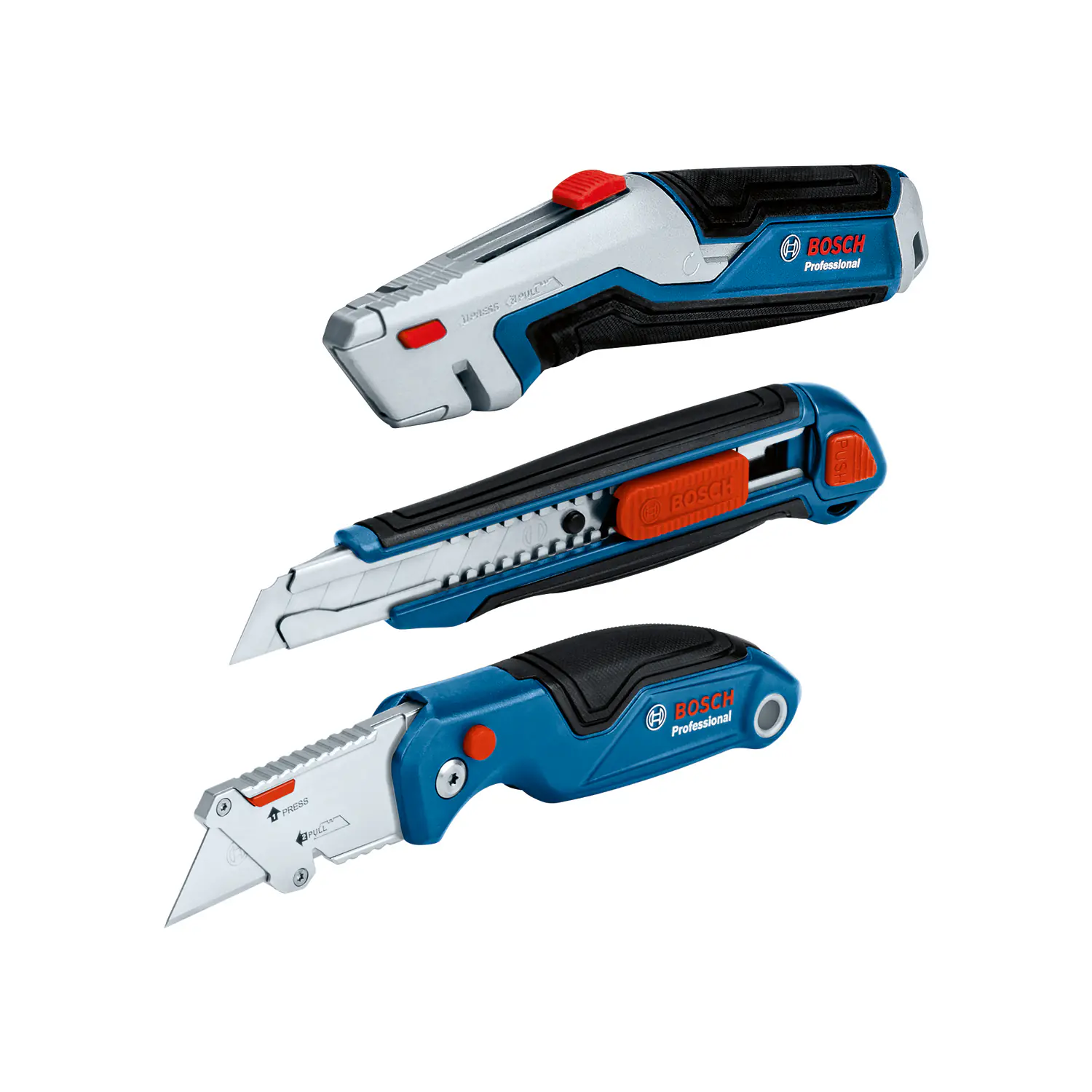 Bosch Professional Messer-Set 3-teilig