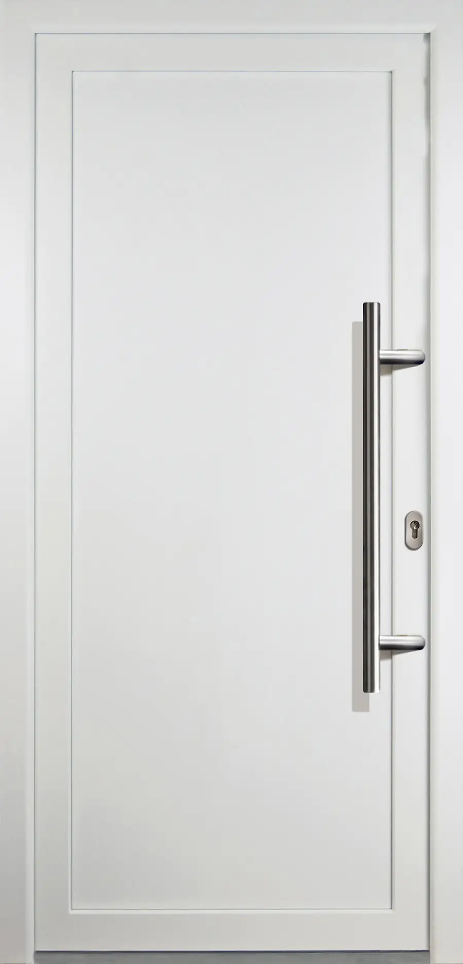 4060691152392 Meeth Haustür Signum PVC Modell 01 88 x 208 cm, DIN rechts, weiß