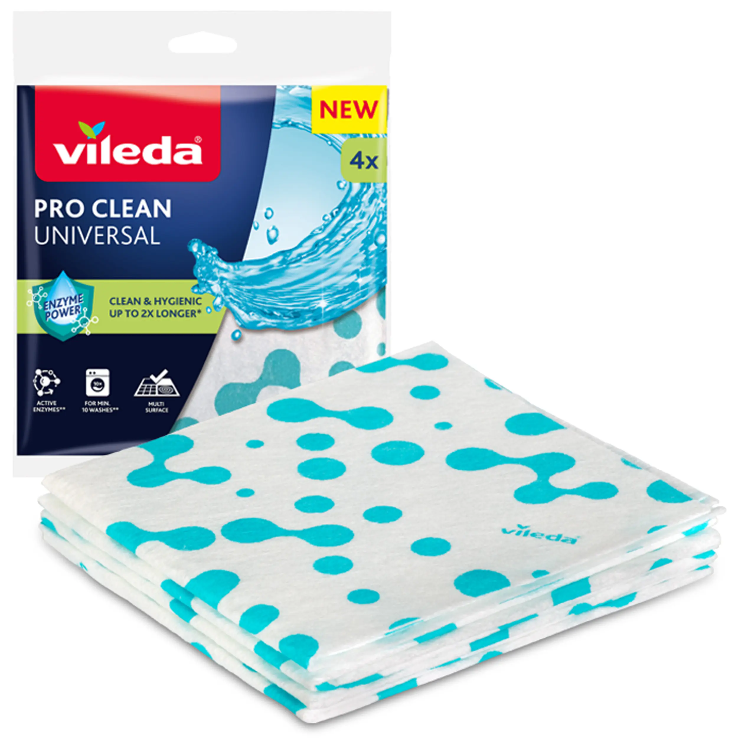 Vileda Universaltuch Pro Clean 4er Pack