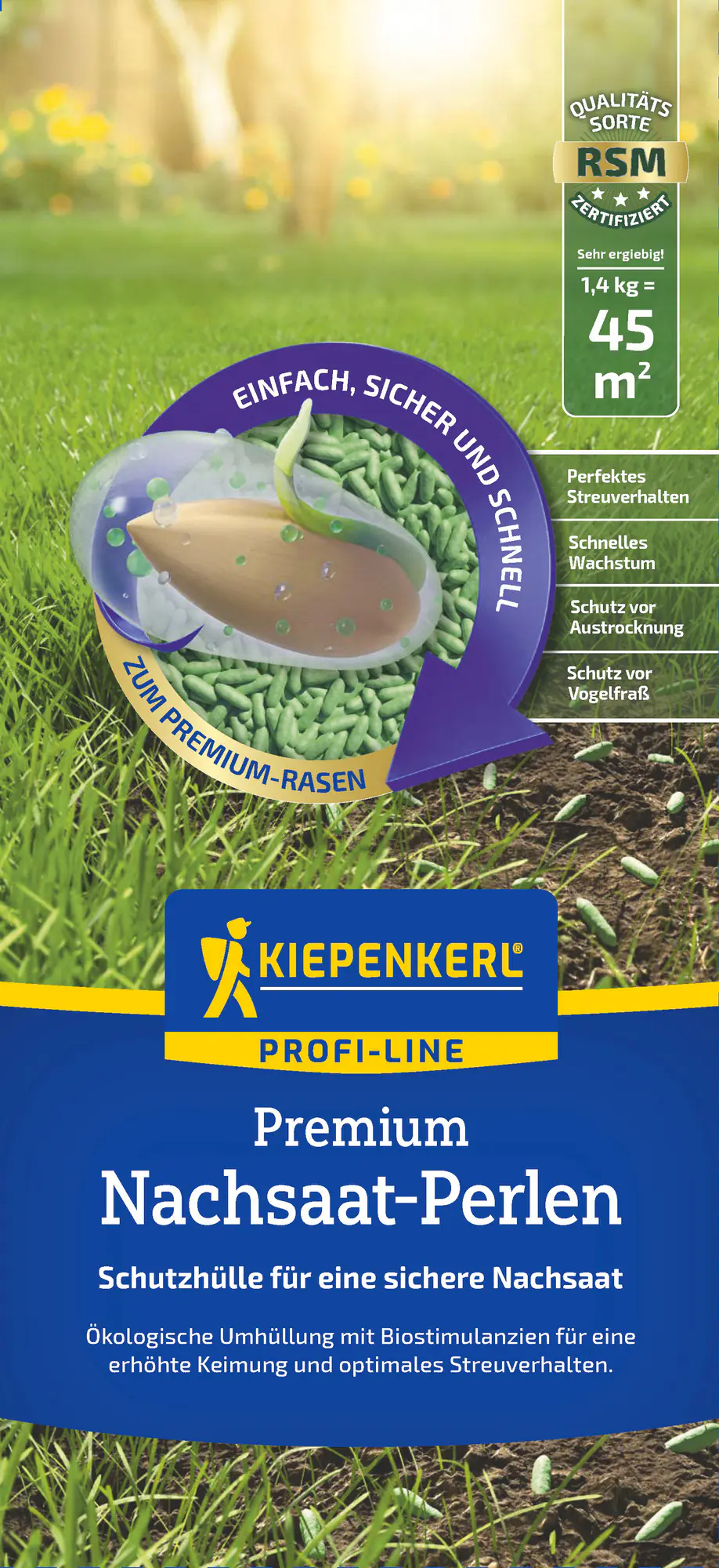 Kiepenkerl Profi-Line Saatgut Premium Nachsaatperlen für ca. 45 m²