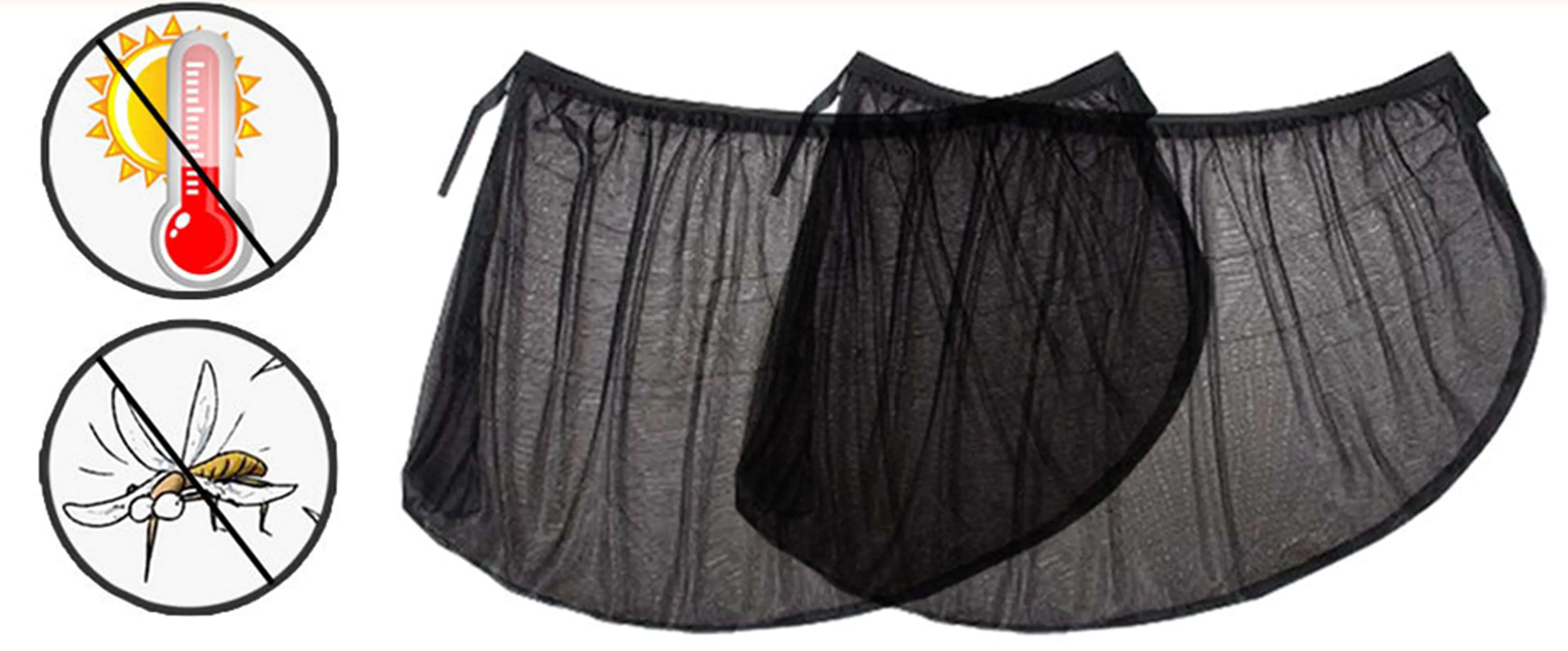 TrendLine Universal Sonnenschutz-Türsocke 2 Stück