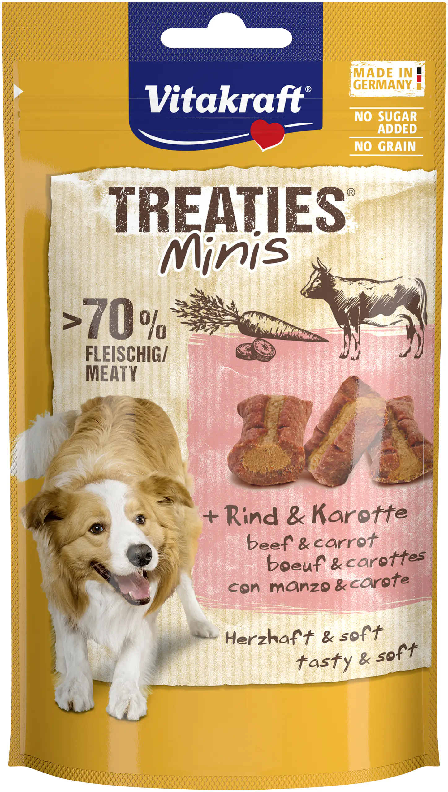 Vitakraft Treaties® Minis Rind & Karotte 48 g Vitakraft Treaties® Minis Rind & Karotte 48 g