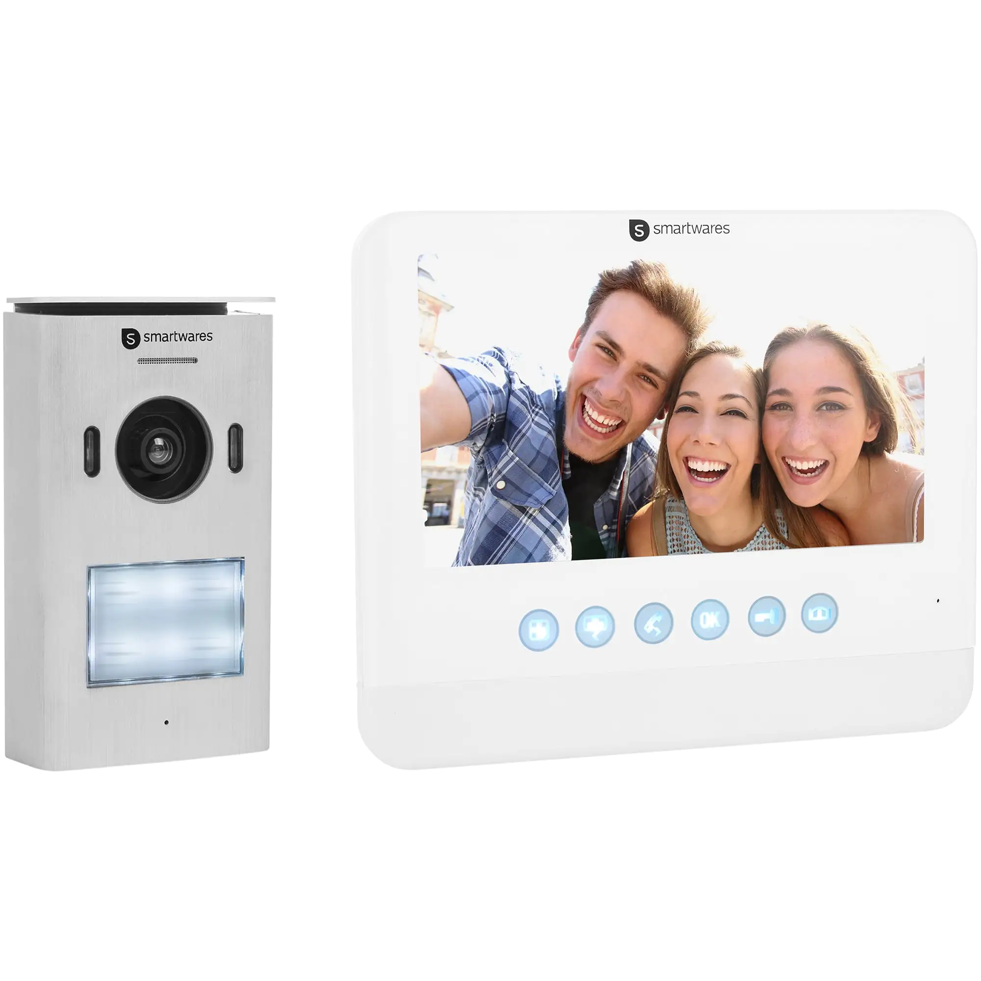 Smartwares Video Türgegensprechanlage 17,8 cm Display