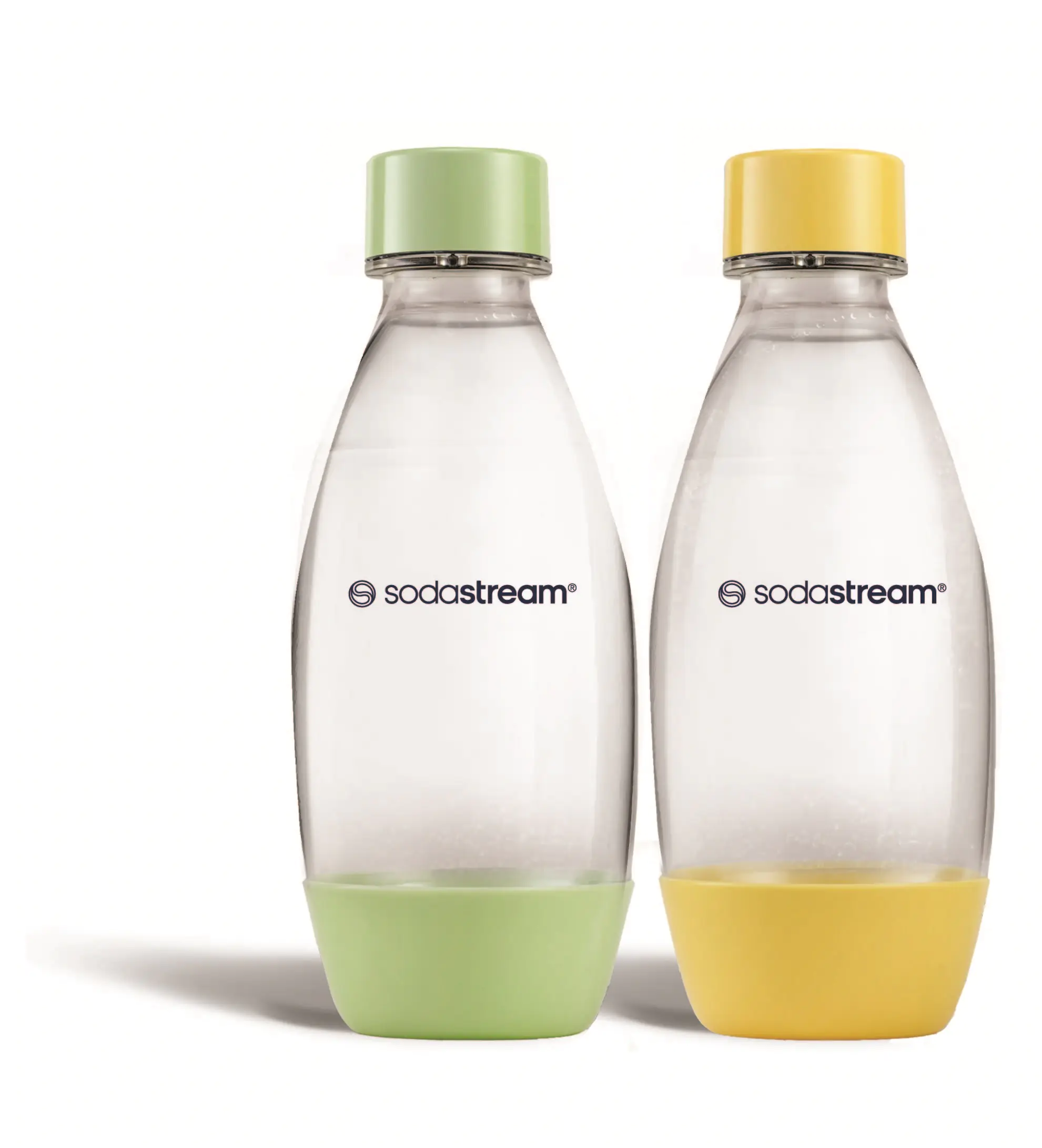 Sodastream Flasche Kunststoff 0,5 L Fuse DWS gelb grün 2 Stück