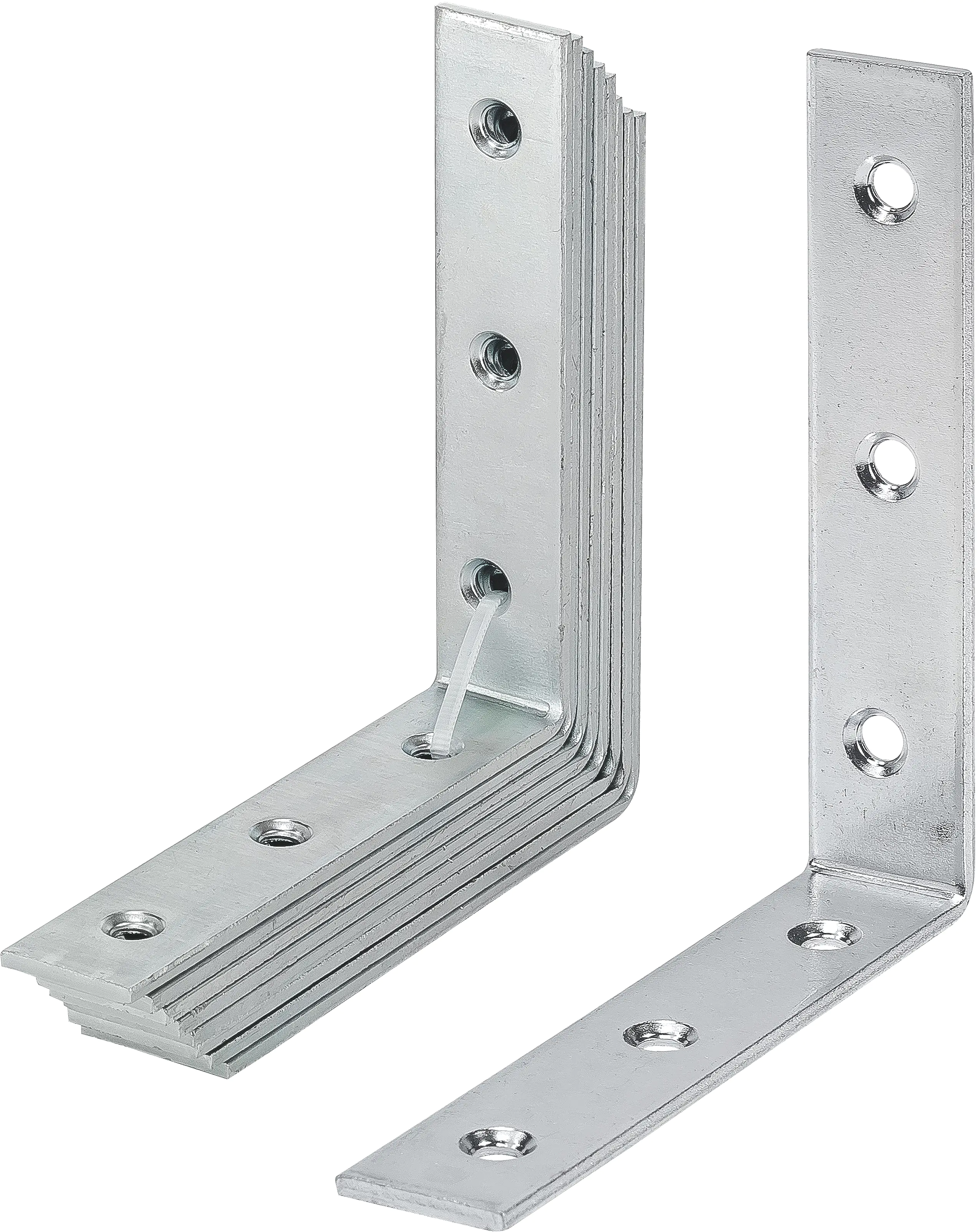 Vormann Stuhlwinkel 100x100x20 mm Stahl verzinkt - 8 Stück