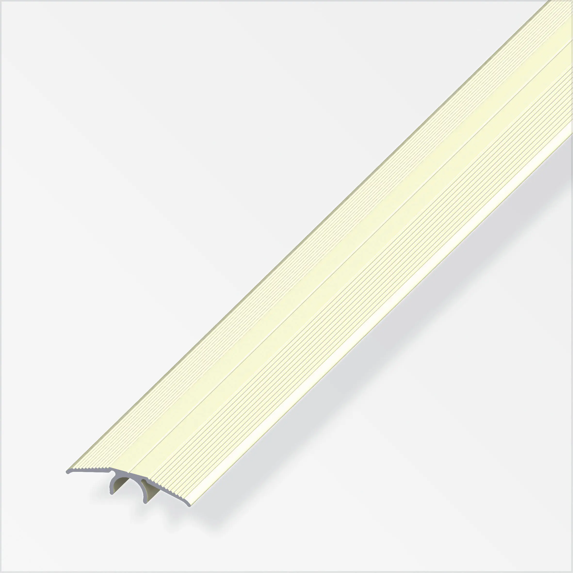 alfer Übergangs-Profil 2 m, 33 mm Aluminium eloxiert champagner