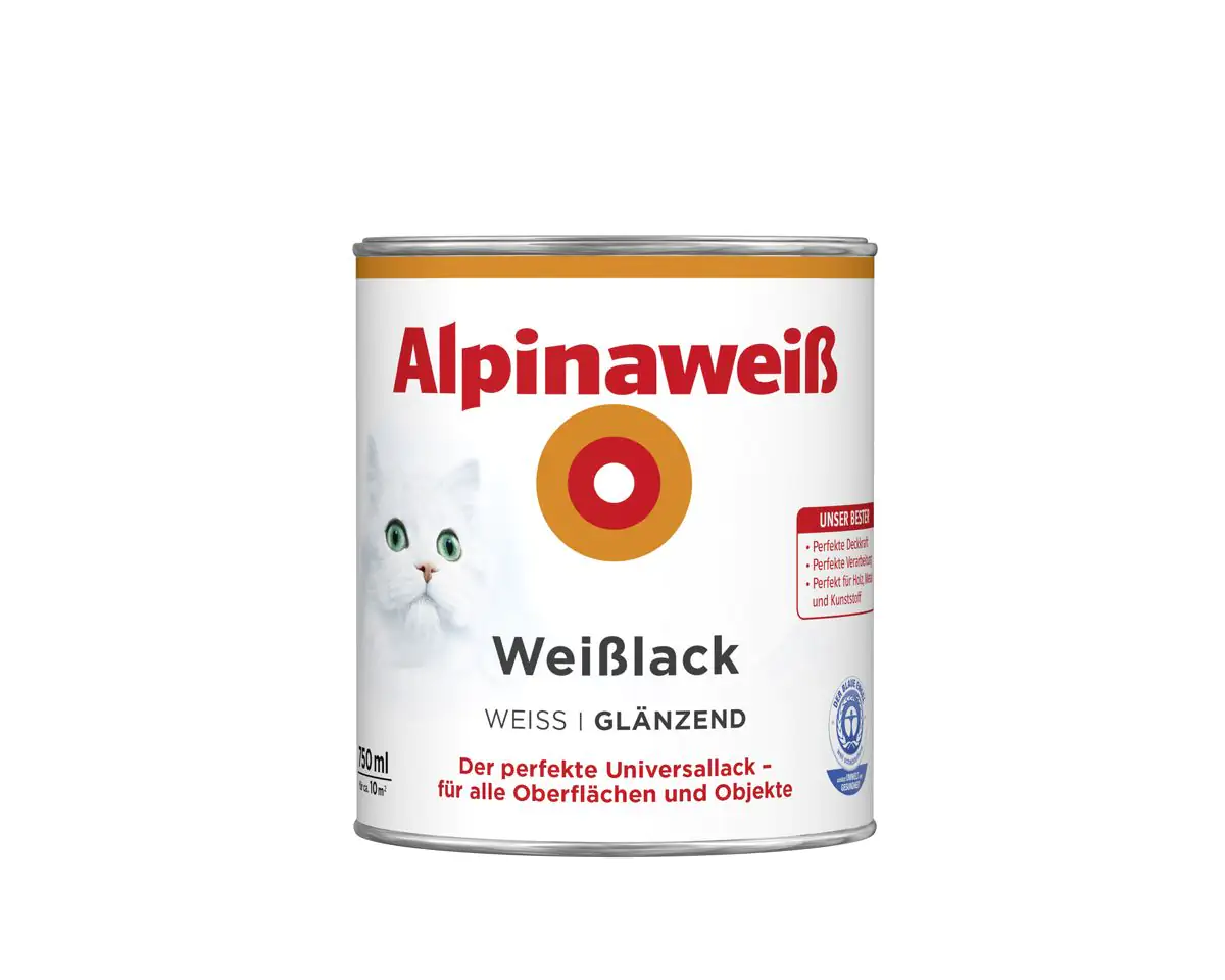 Alpinaweiß Weißlack 750 ml alpinaweiß glänzend