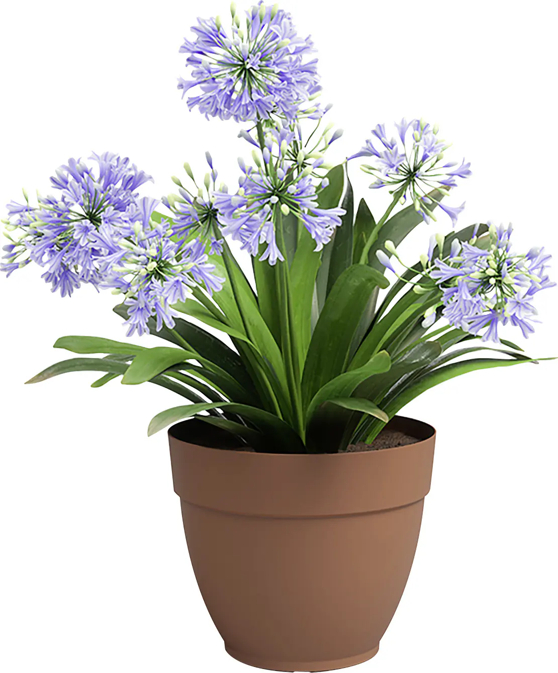 Artevasi Pflanztopf Capri Campana Kunststoff terrakotta matt Ø 35 x 29 cm