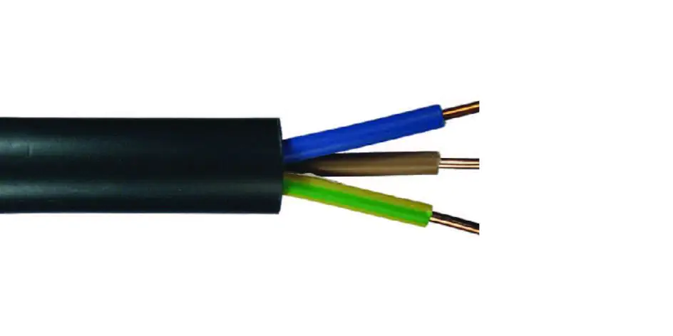 Erdkabel NYY-J 3 x 1,5 - 10 Meter, schwarz Erdkabel NYY-J 3 x 1,5 - 10 Meter, schwarz