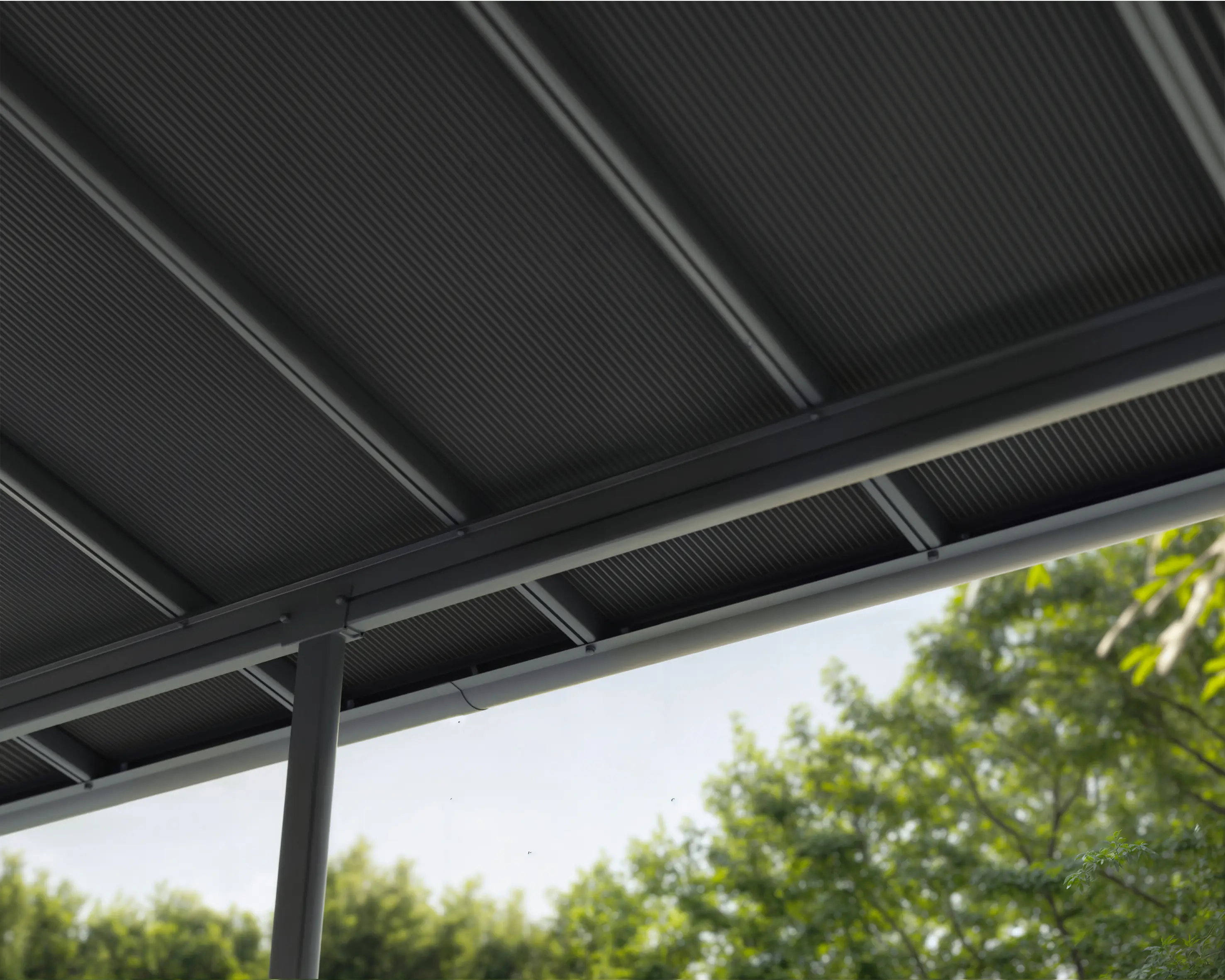 Canopia Terrassenüberdachung Sierra Cabrio 924 x 295 cm grau 