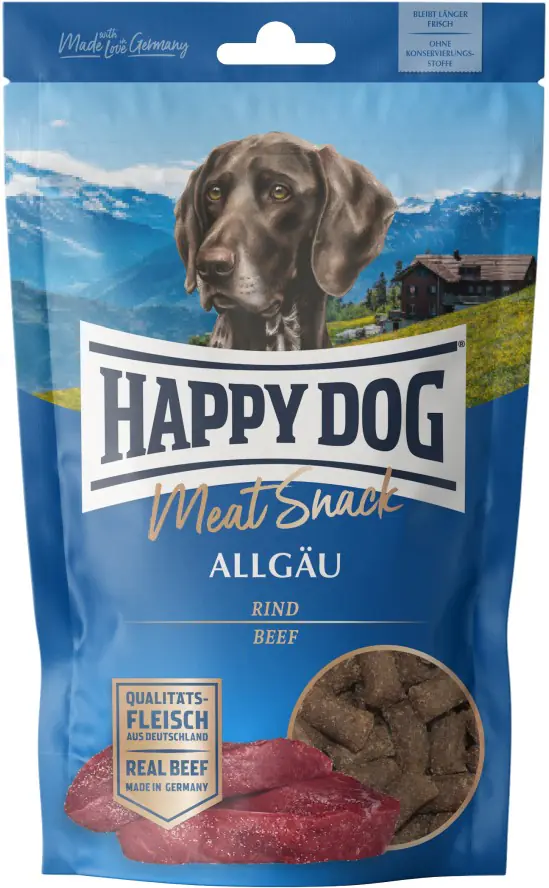 HappyDog Hundesnack Meatsnack Allgäu 75 g