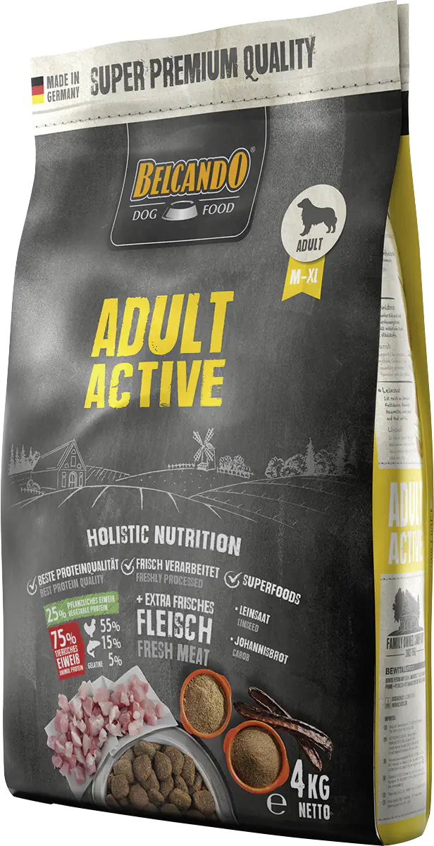 Belcando Adult Active Hundetrockennahrung 4 kg