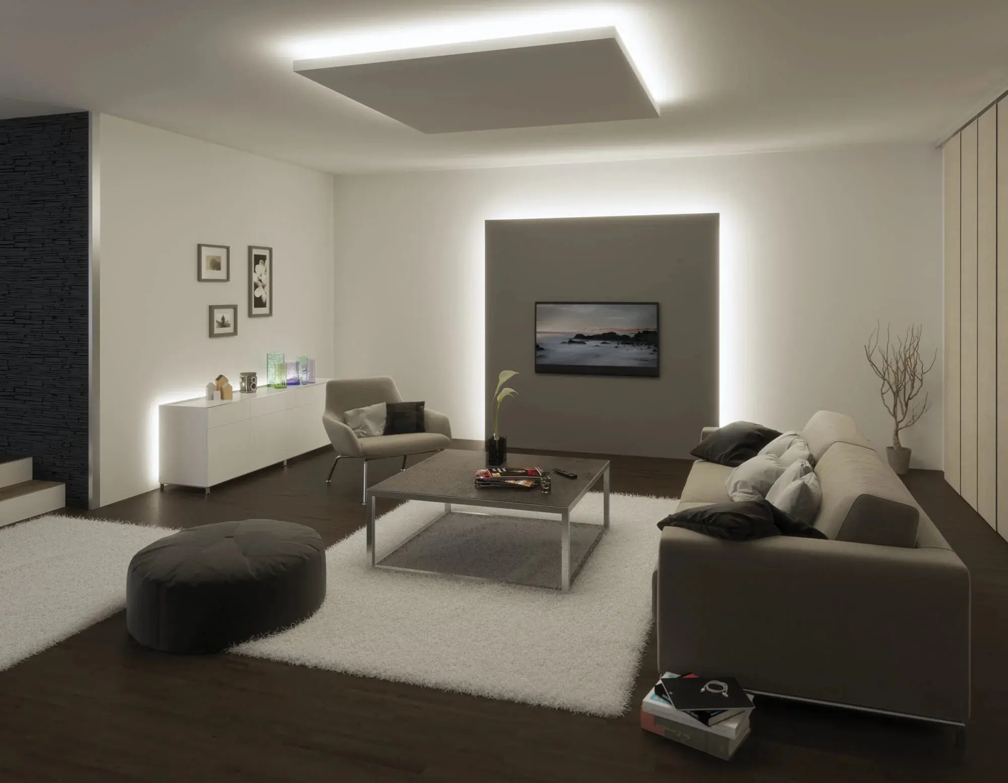 Paulmann LED-Streifen MaxLED 2,5 m 15 W warmweiß silber dimmbar