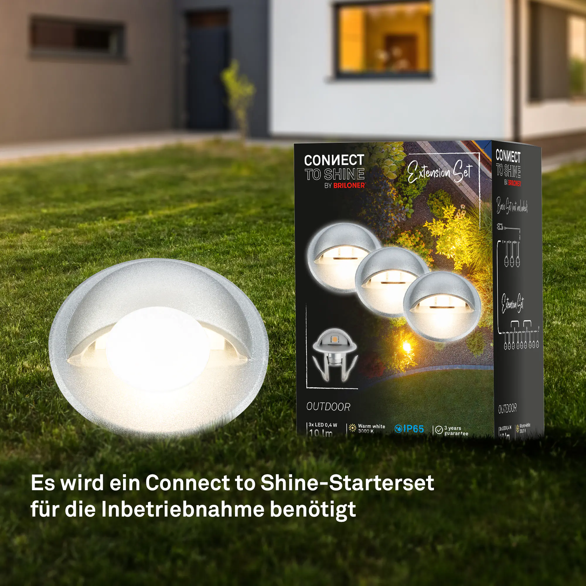 Briloner LED Außen-Bodenstrahler Teak Connect to Shine 3er Ergänzungsset 10 W warmweiß Briloner LED Außen-Bodenstrahler Teak Connect to Shine 3er Ergänzungsset 10 W warmweiß