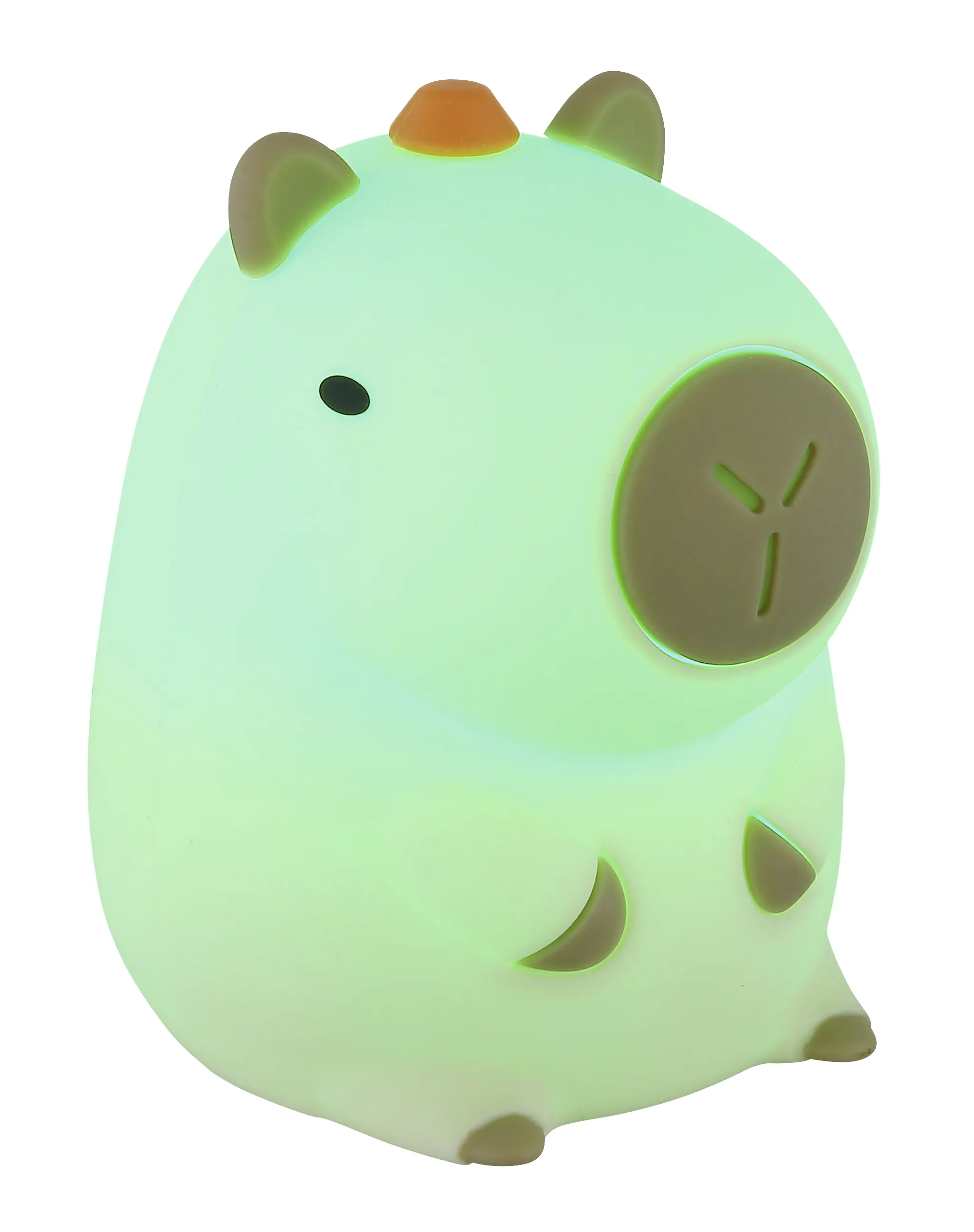 Globo Akku Tischleuchte Caybara 1,5W RGBW braun Kunststoff