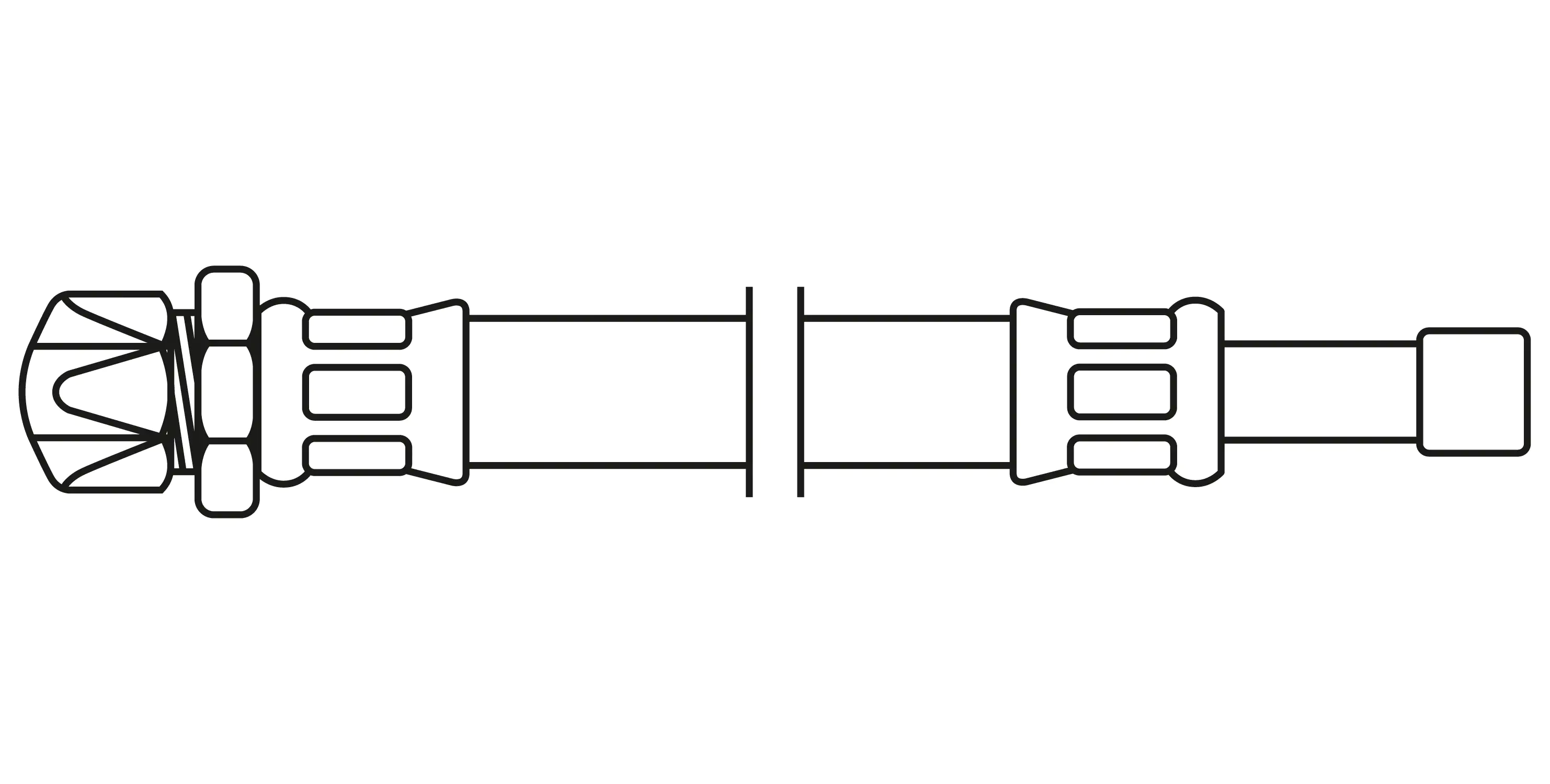 FLEXO Anschlussschlauch FLEXO®Q 10mm x R 10mm DN8, 50 cm