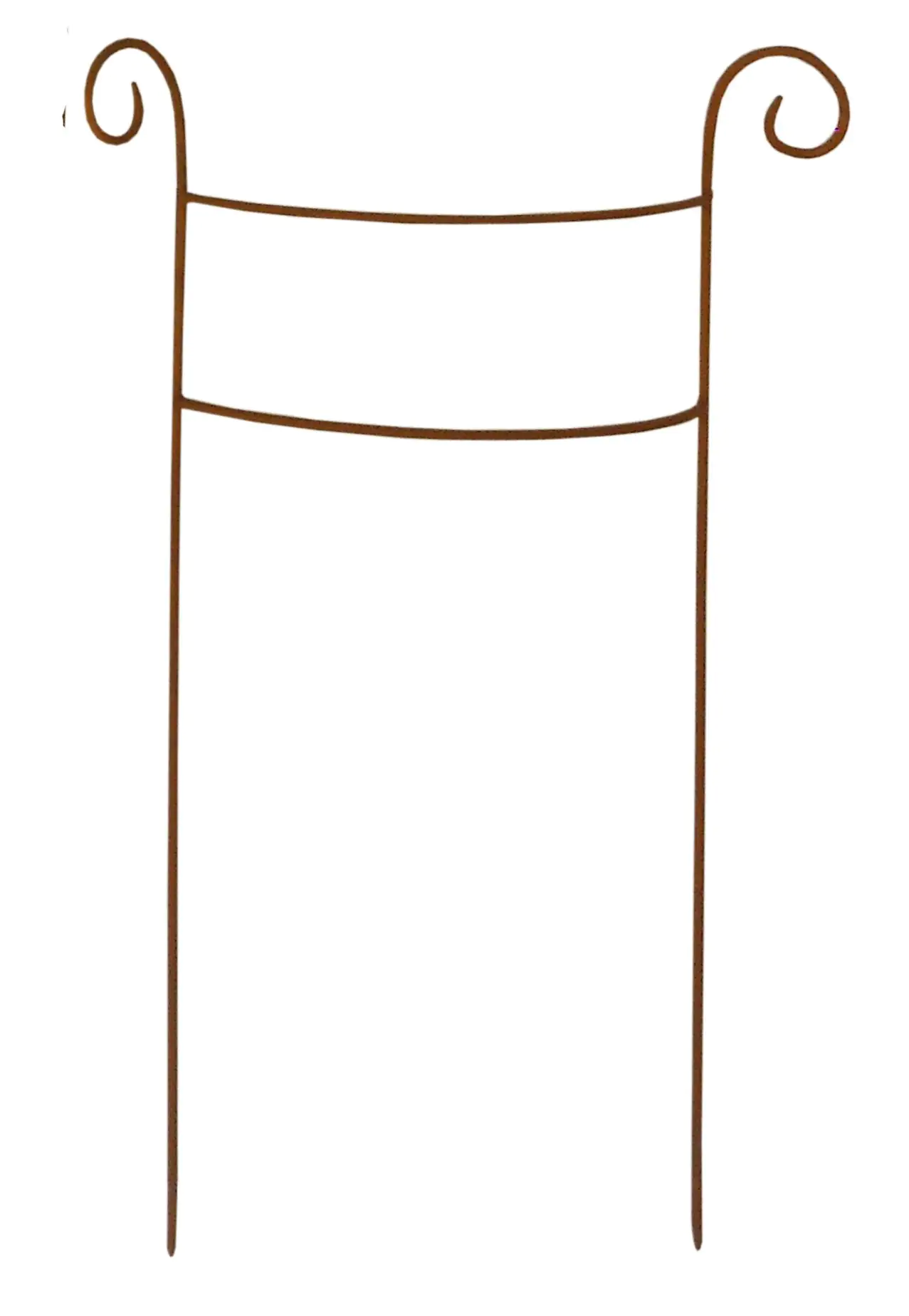 4333692040860 TrendLine Pflanzstütze 60cm rostoptik, 37 x 8 x 60 cm