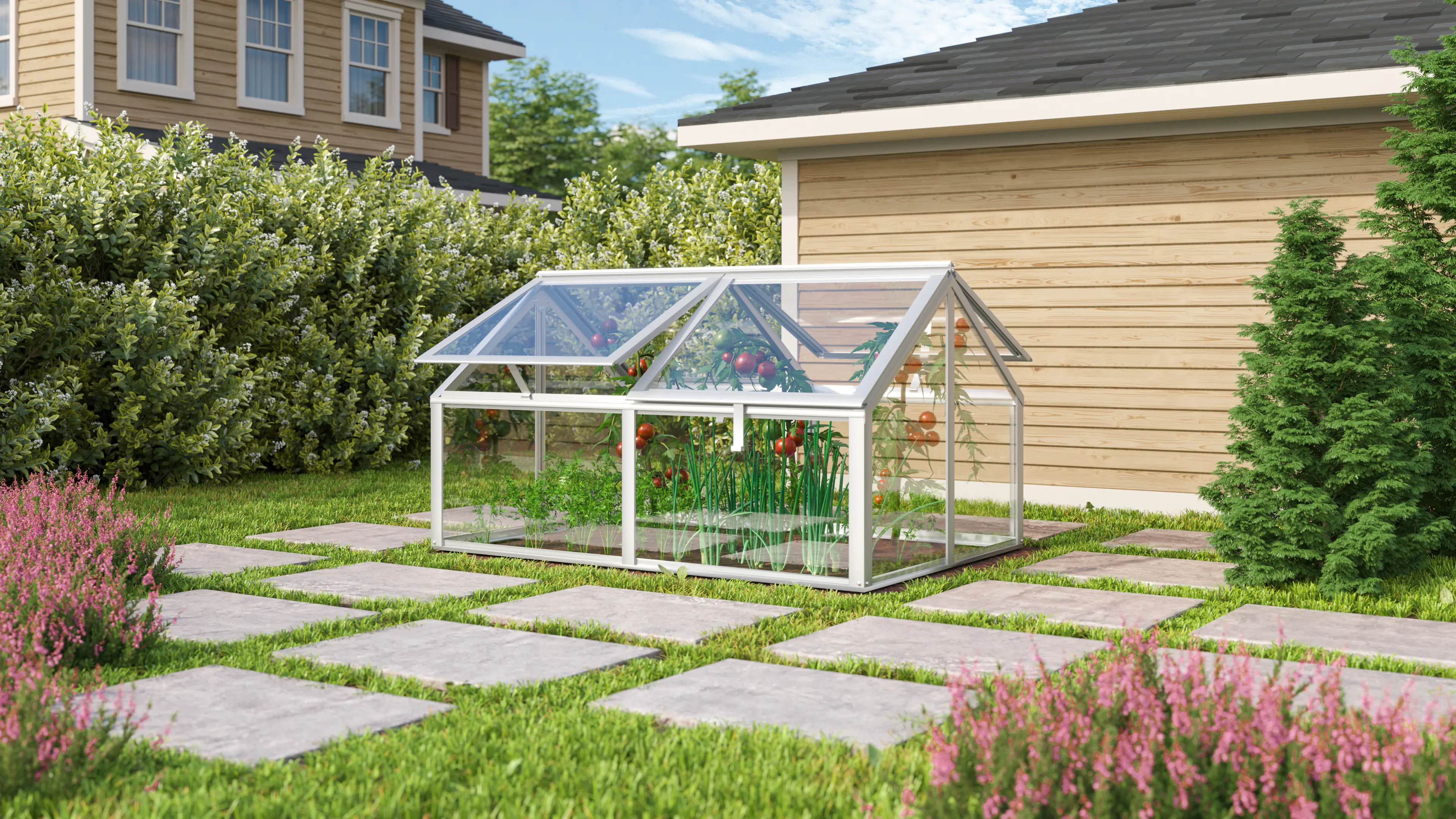 Vitavia Hochfrühbeet Zola 89 x 124 x 71 cm 3 mm Sicherheitsglas Vitavia Hochfrühbeet Zola 89 x 124 x 71 cm 3 mm Sicherheitsglas