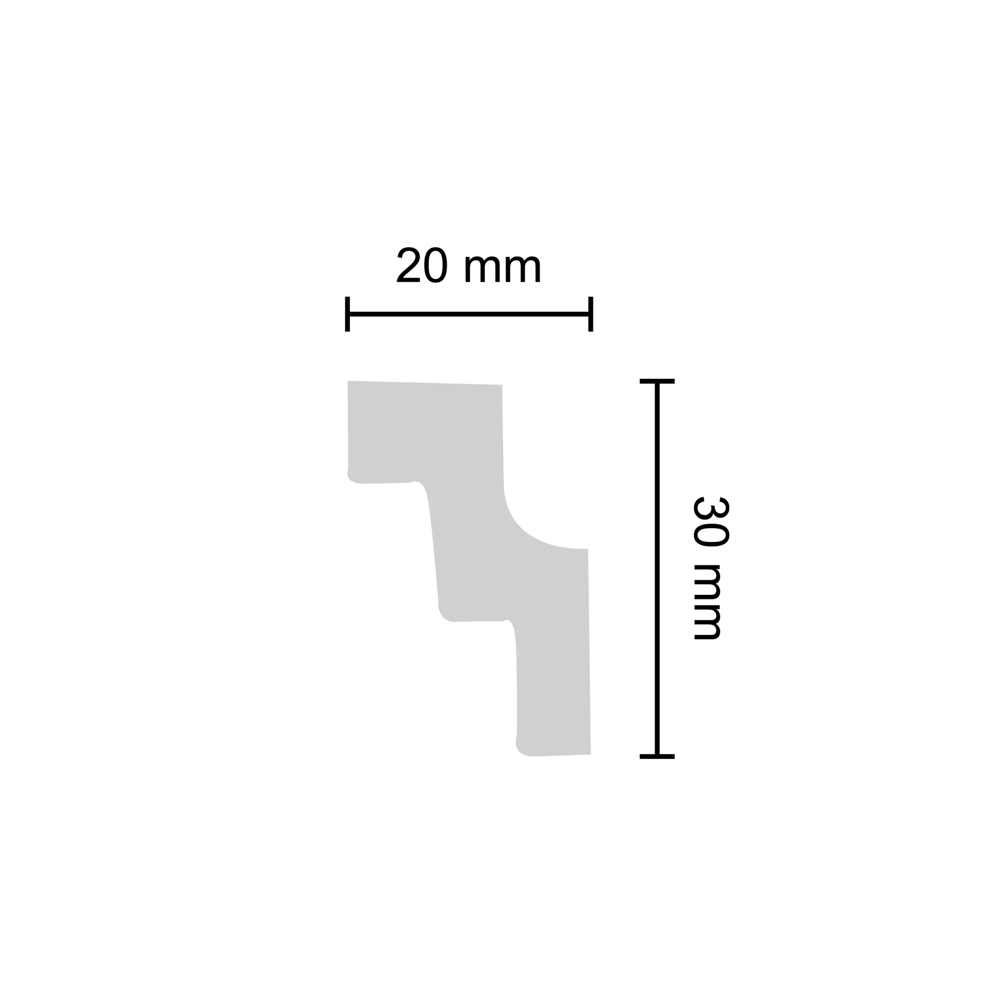 Decosa Zierprofil KZL02 150 cm