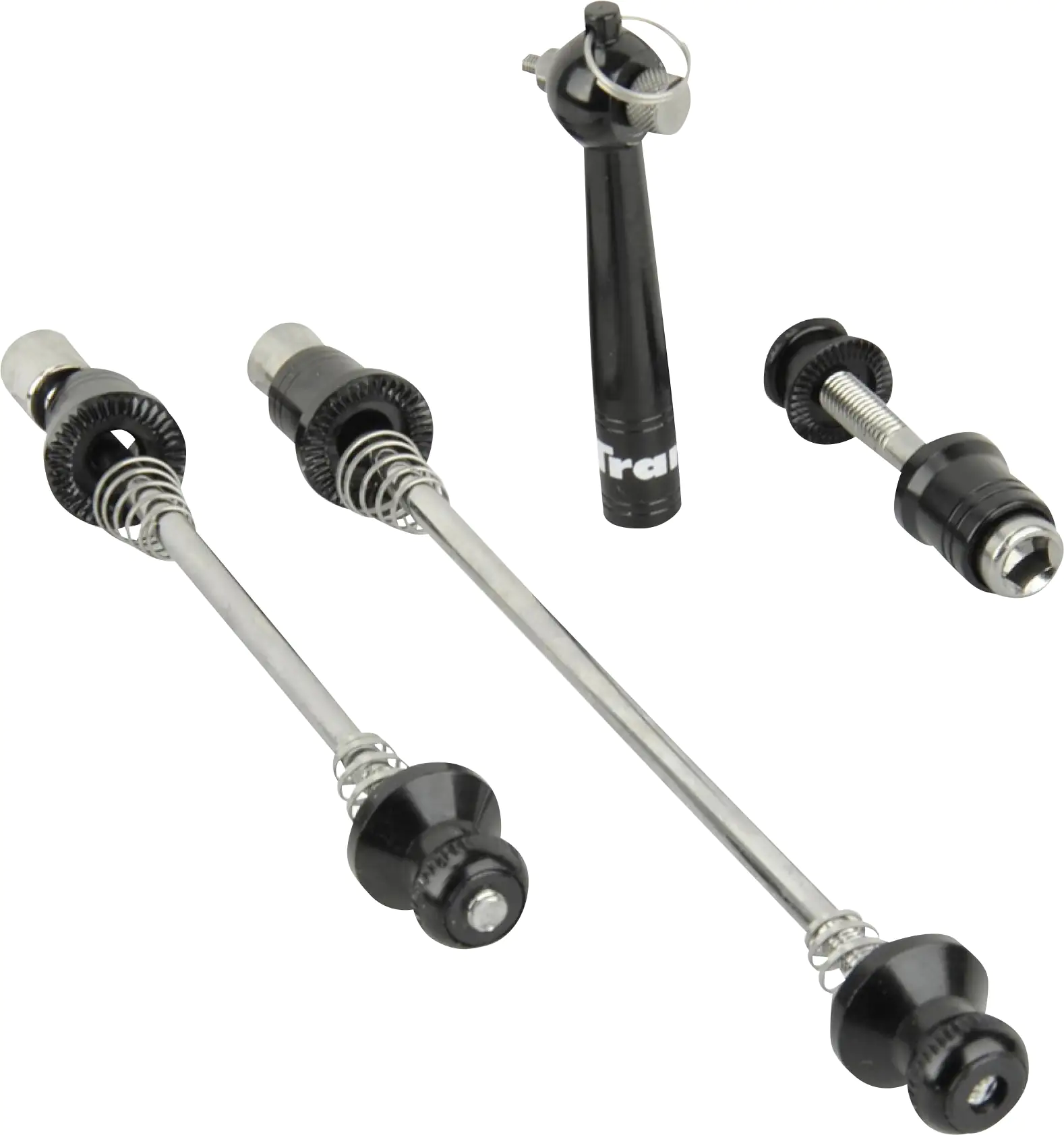 Tranzx Sattel Schnellspanner-Set mit 5-Kantschlüssel 3-teilig