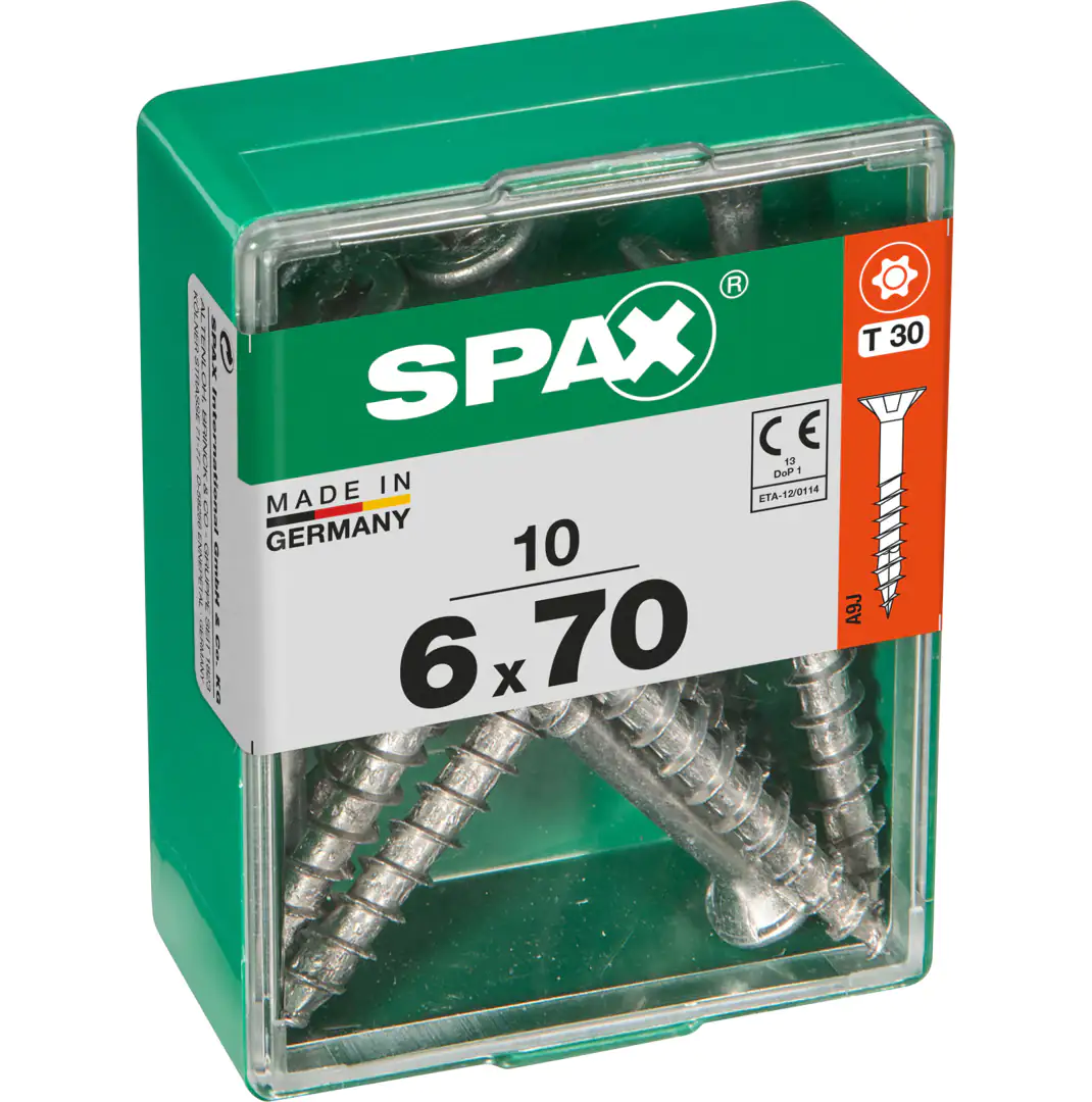 Spax Universalschrauben 6.0 x 70 mm TX 30 - 10 Stk.