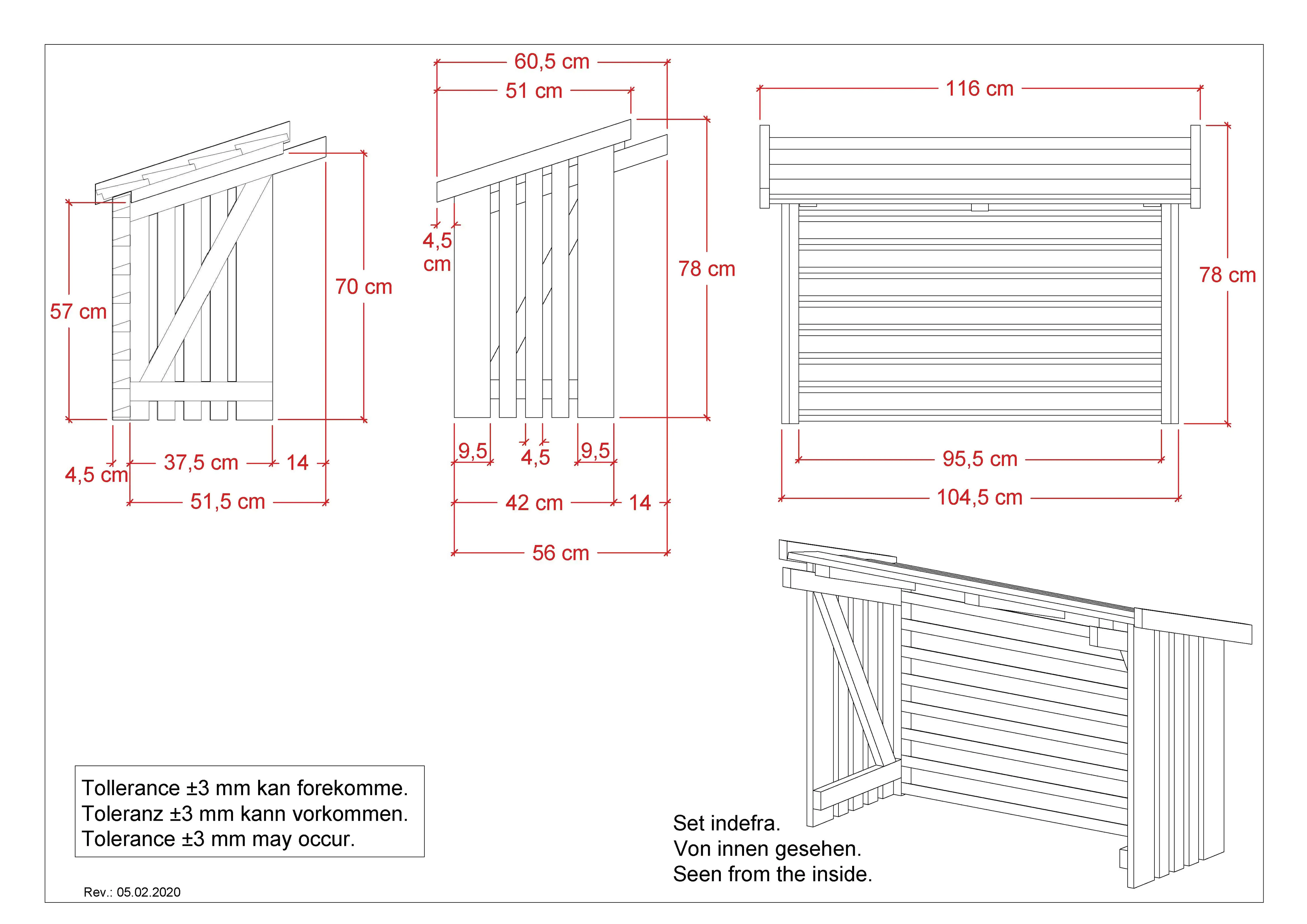 Plus Wärmepumpen Verkleidung Druckimprägniert