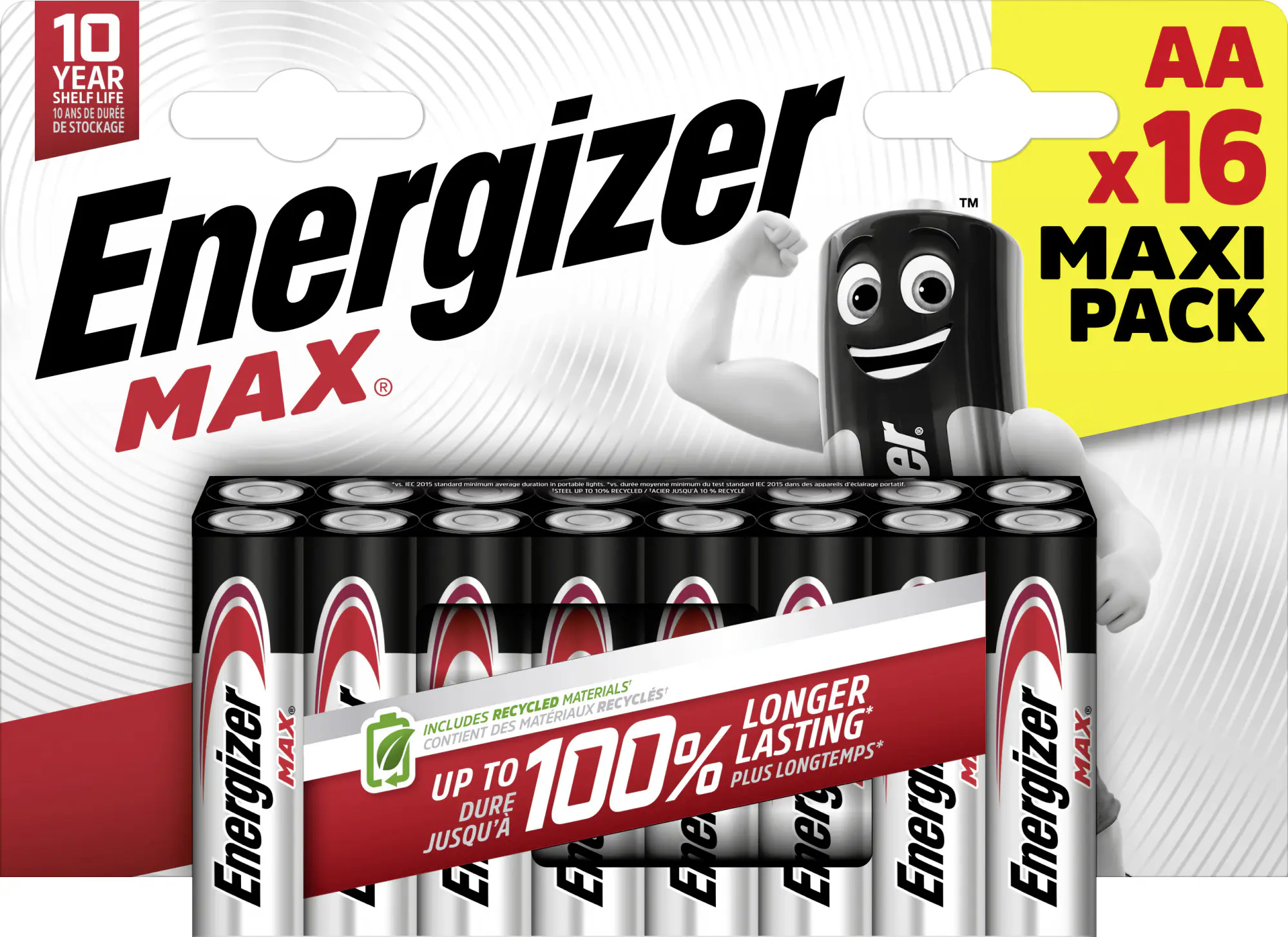 Energizer Alkaline Batterie Mignon AA 1,5 V, 16er Pack Energizer Alkaline Batterie Mignon AA 1,5 V, 16er Pack