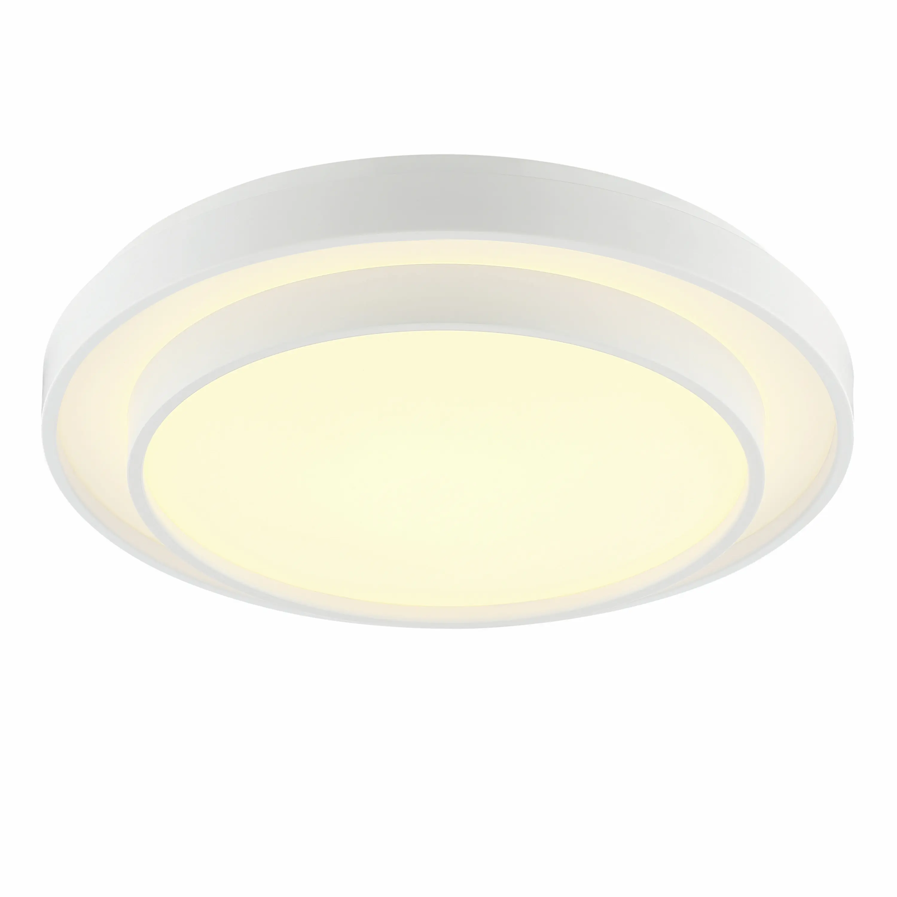 Brilliant LED Deckenleuchte Faruz Ø 37 x 8,5 cm warmweiß-kaltweiß weiß