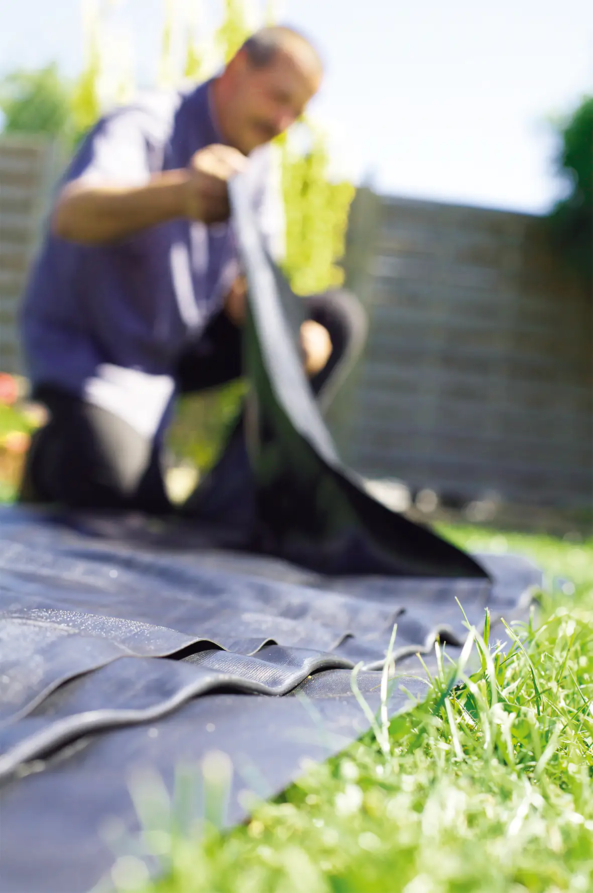 Heissner Teichfolie 2x3m = 6 m² zugeschnitten