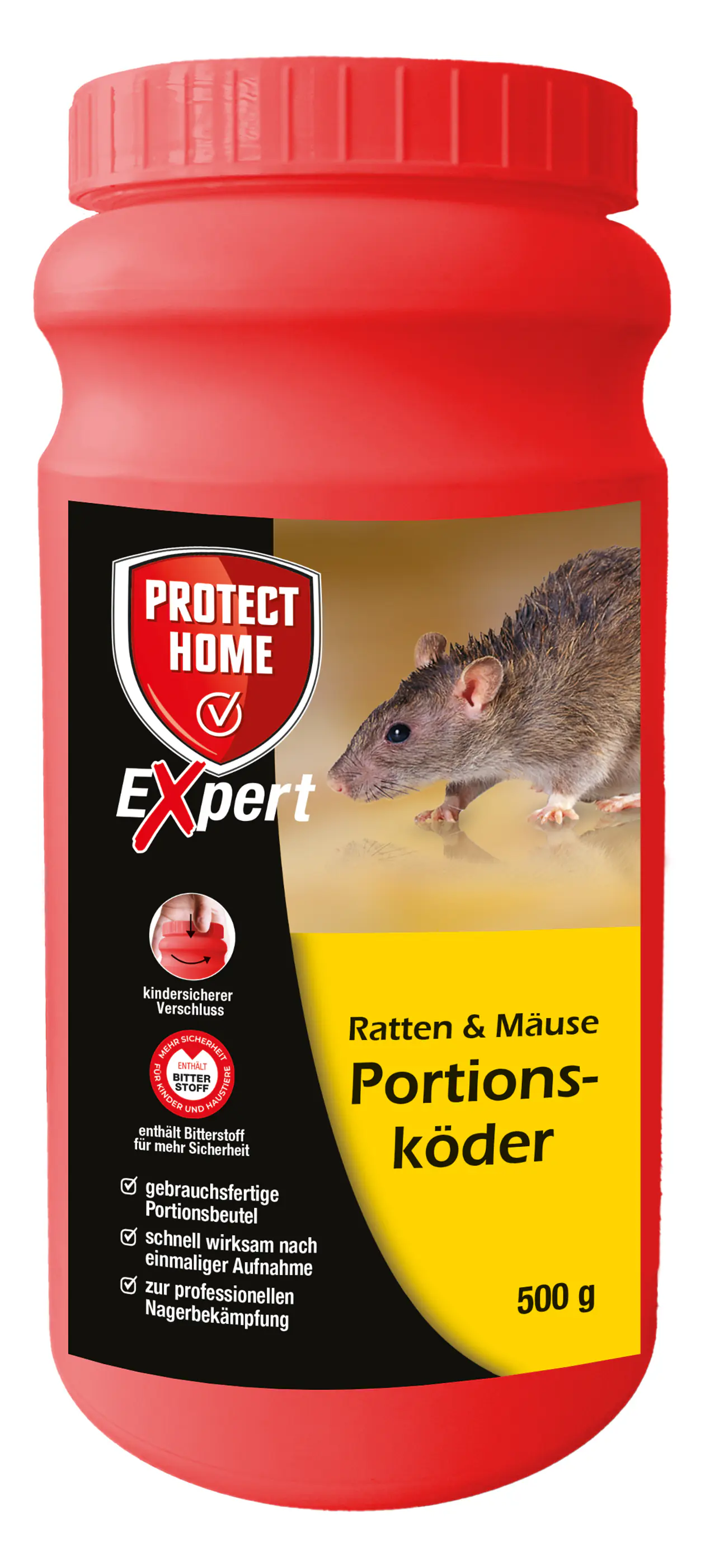 Protect Home Expert Ratten & Mäuse Portionsköder 500 g