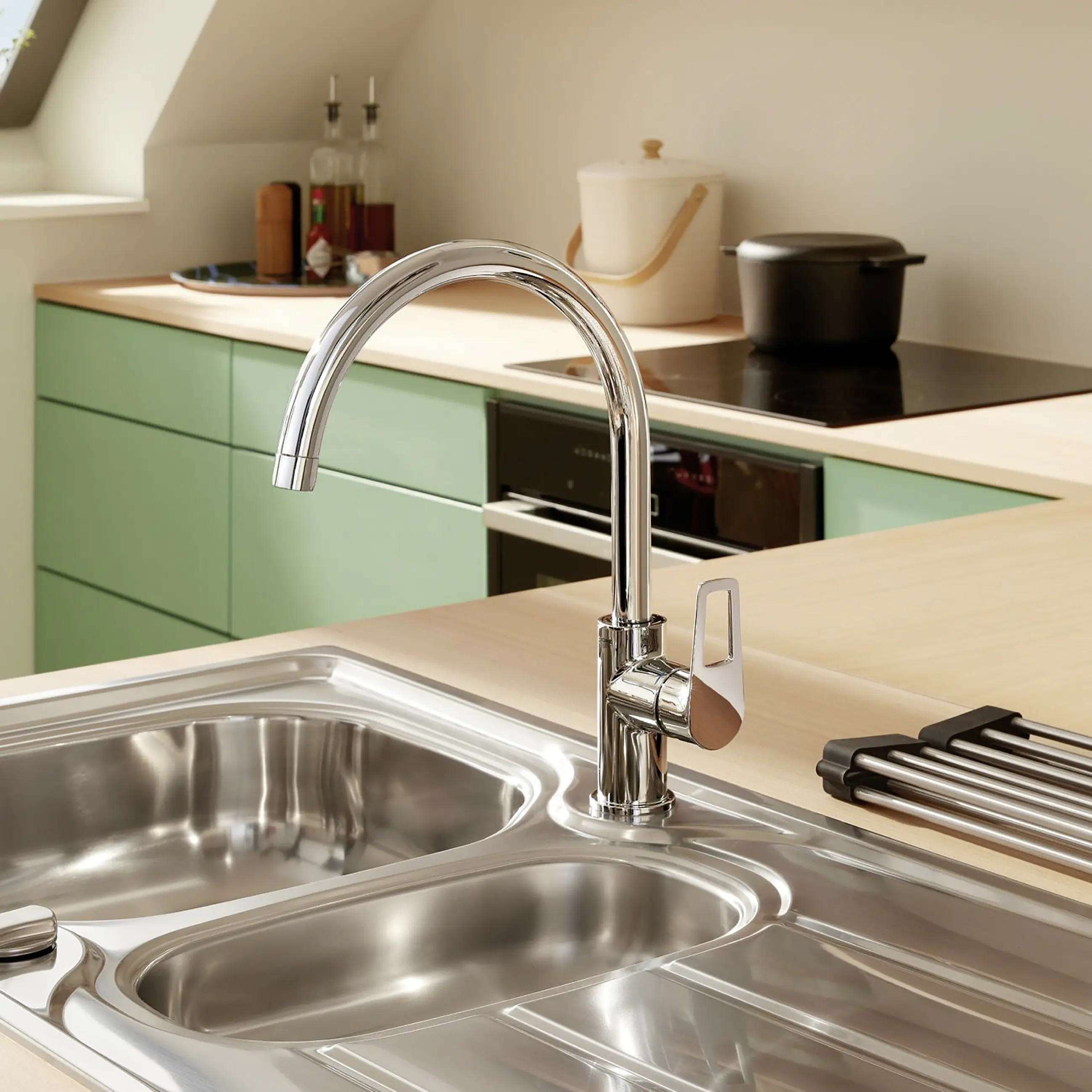 Grohe Küchenarmatur Start Loop chrom