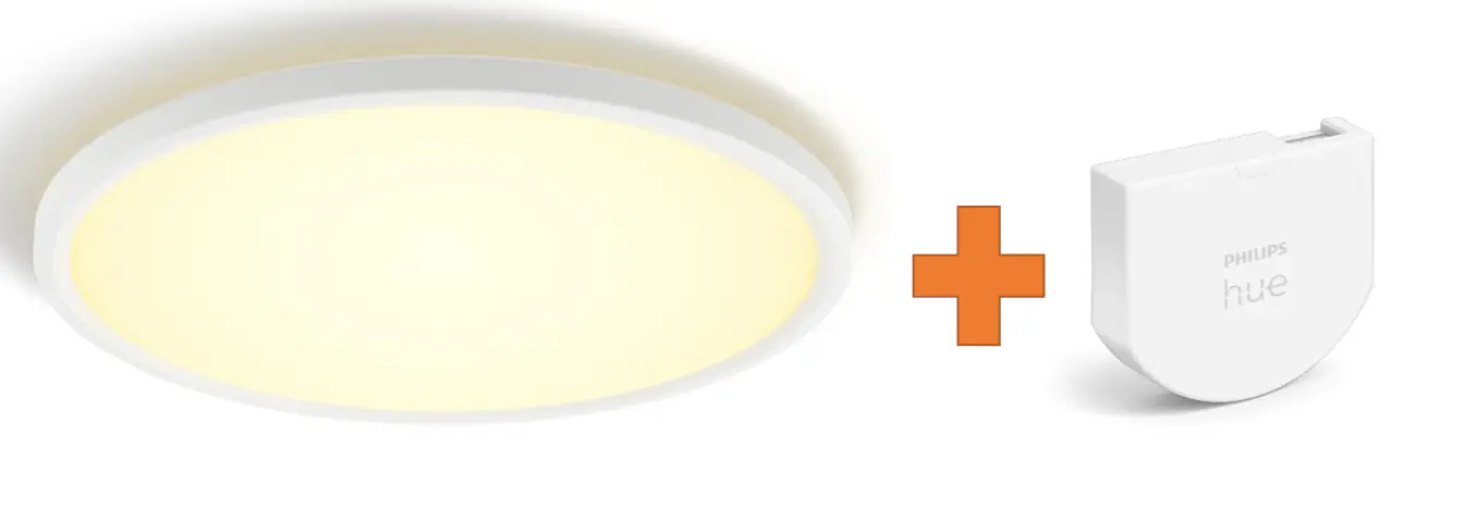 Philips Hue LED Deckenleuchte Tento + Wandschalter eckig  weiß 39,5 x 39,5 cm warmweiß-kaltweiß Philips Hue LED Deckenleuchte Tento + Wandschalter eckig  weiß 39,5 x 39,5 cm warmweiß-kaltweiß