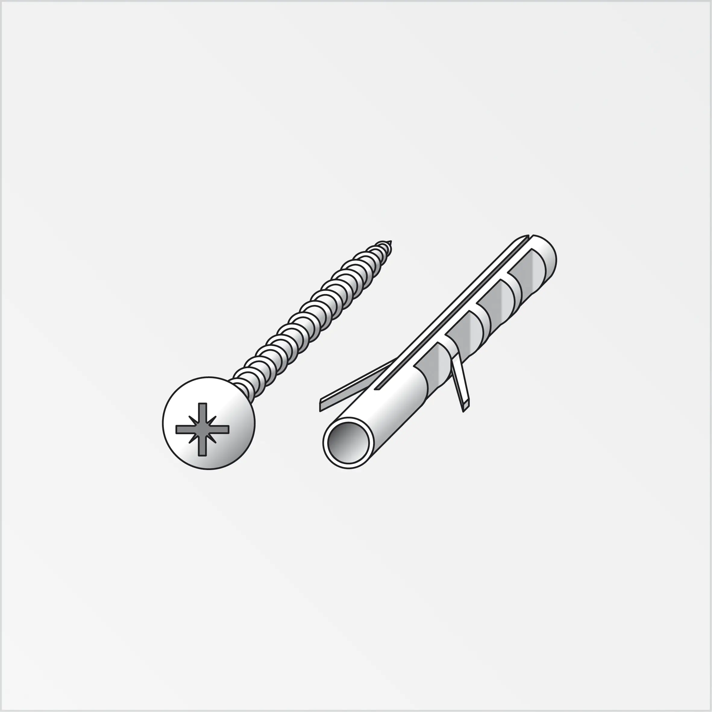 alfer Schrauben und Dübel 3.5 x 40 mm Stahl verzinkt - 10 Stk. alfer Schrauben und Dübel 3.5 x 40 mm Stahl verzinkt - 10 Stk.