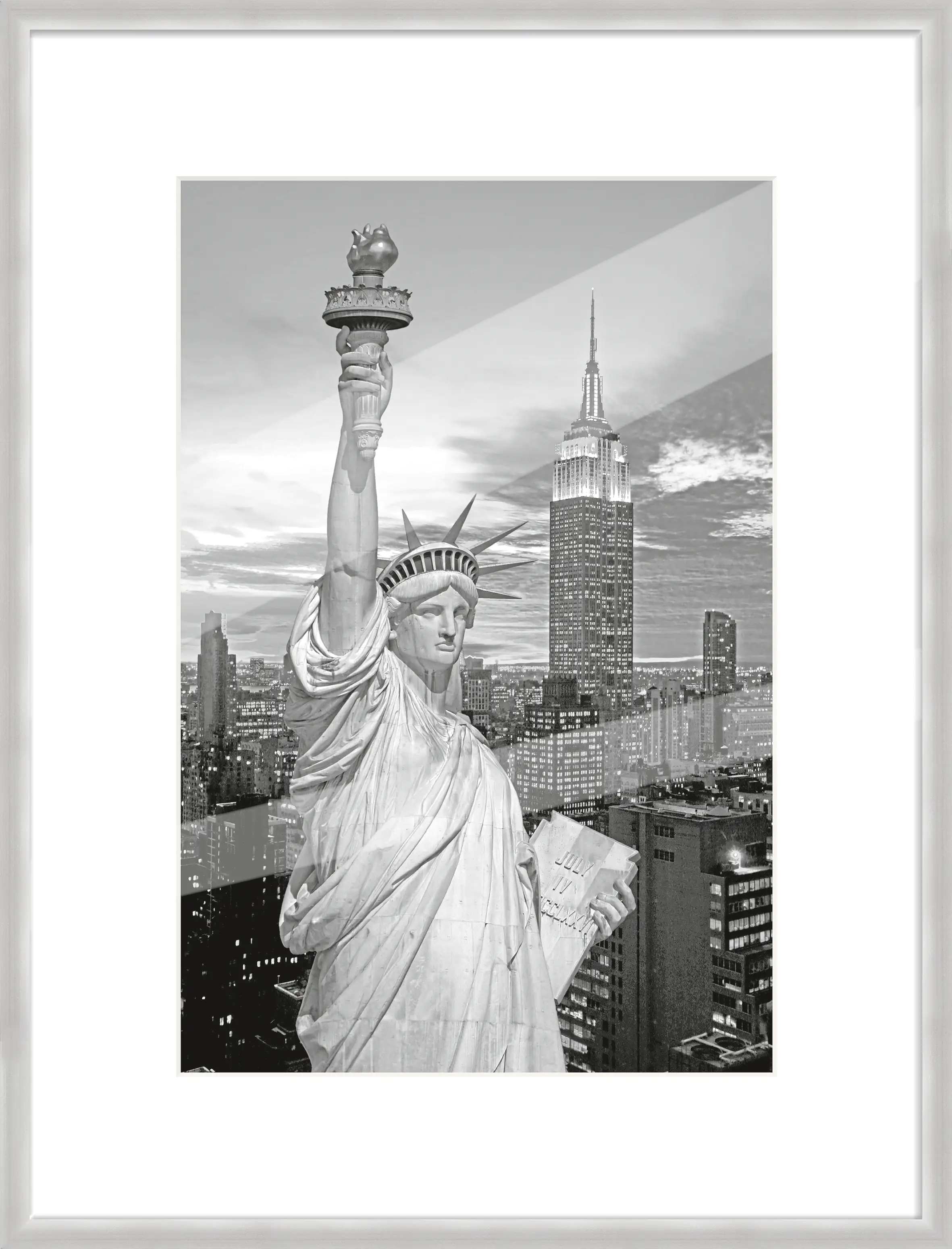 Alu Bilderrahmen Premium silber 60 x 80 cm Alu Bilderrahmen Premium silber 60 x 80 cm