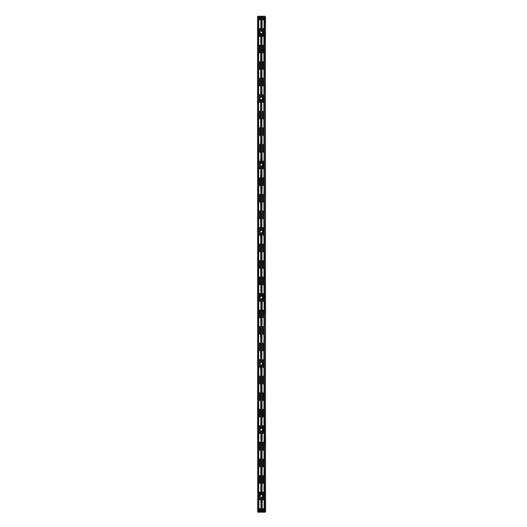 TrendLine Wandschiene 1-reihig schwarz 150 x 2,5 cm