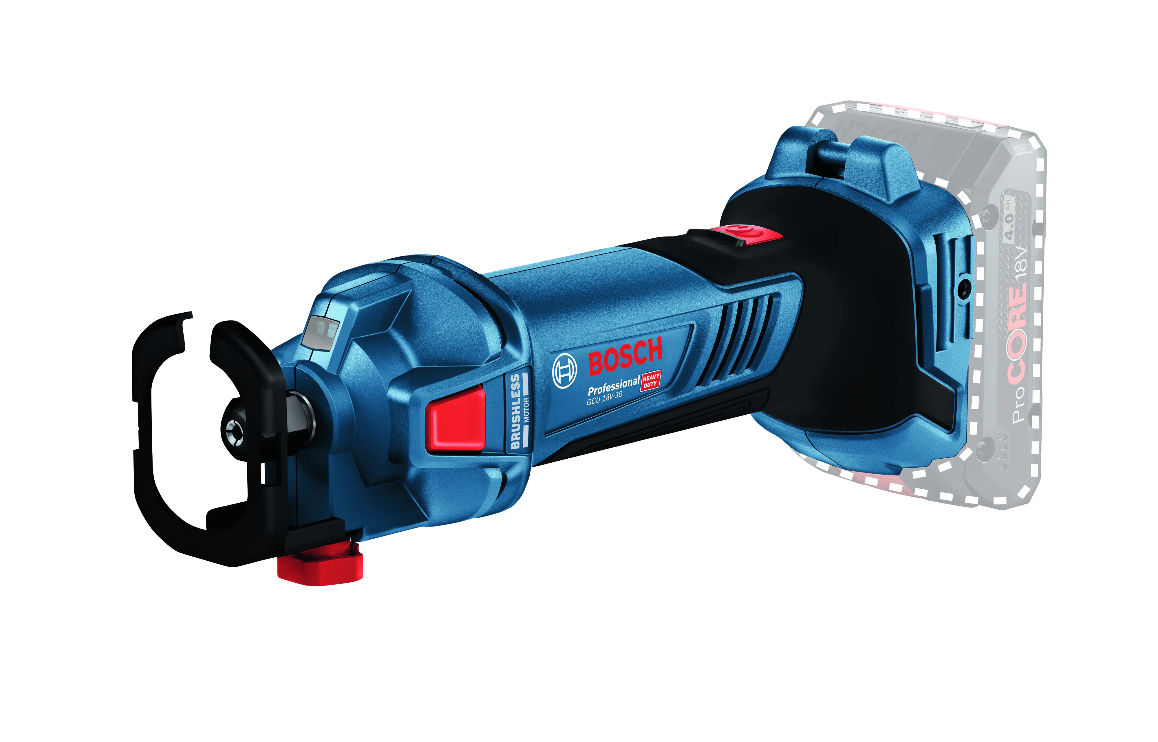 Bosch Professional Akku-Trockenbaufräse GCU 18V-30, ohne Akku und Ladegerät