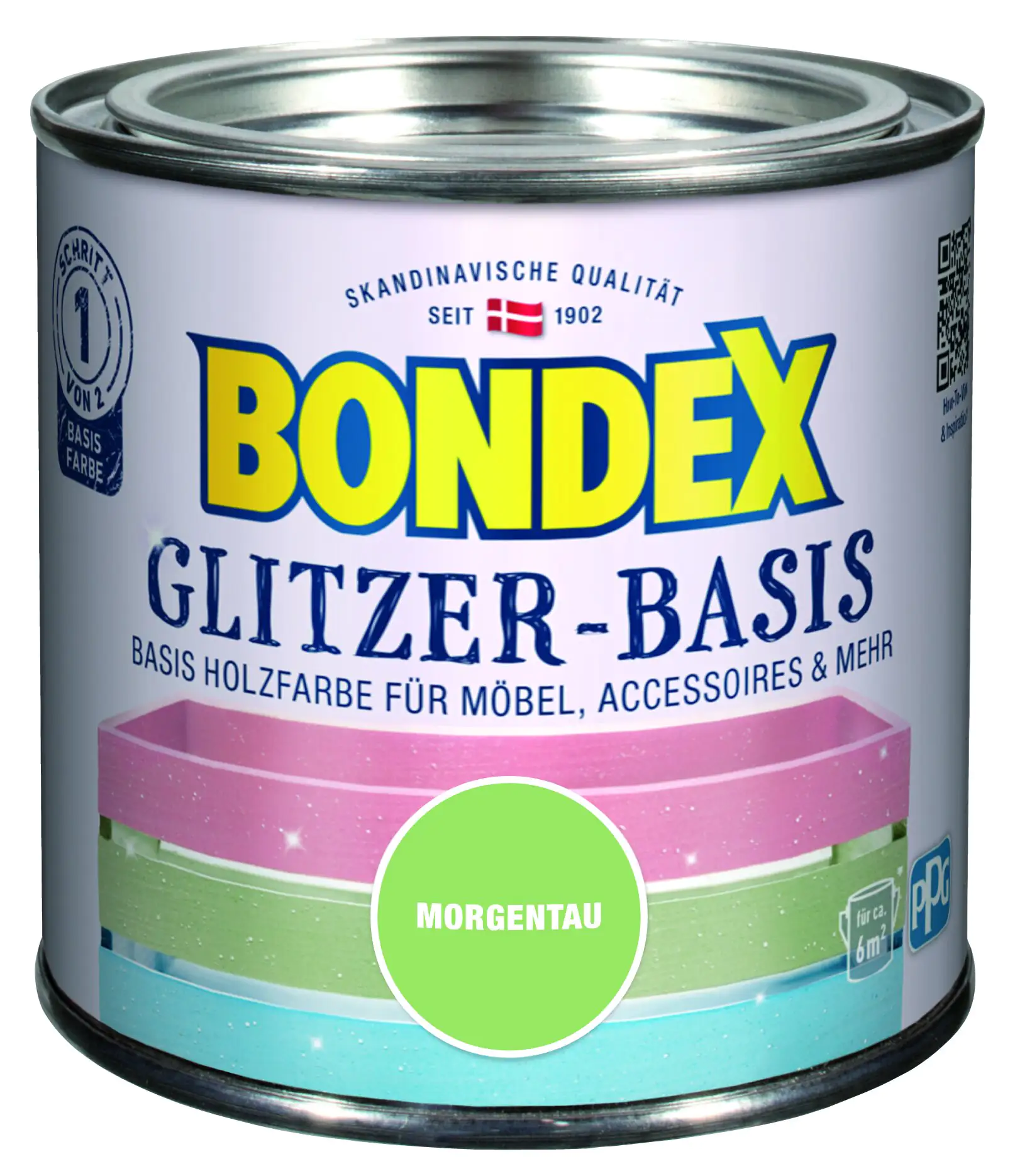 Bondex Glitzer-Basis 500 ml basis morgentau Bondex Glitzer-Basis 500 ml basis morgentau
