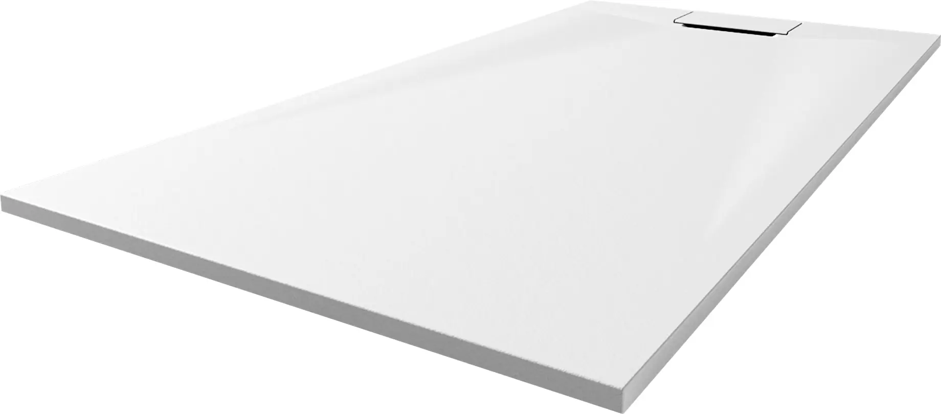 Breuer Duschwanne rechteck Lite Line Steinoptik weiß 90 x 160 cm