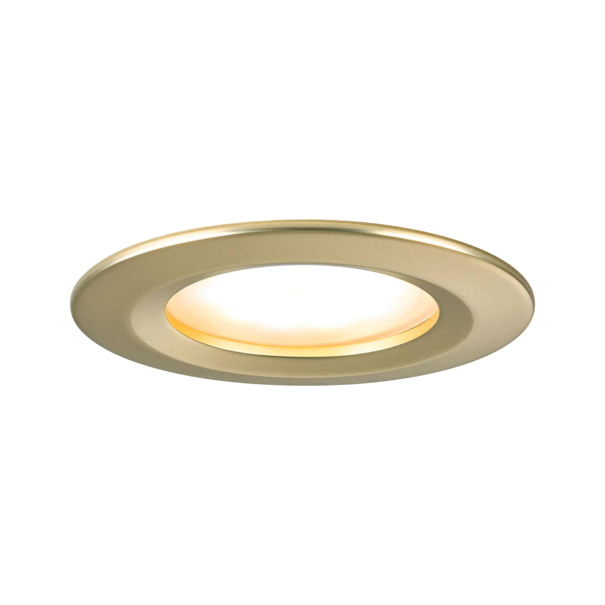Paulmann LED-Einbauleuchten Set Nova 3x 6W starr gold