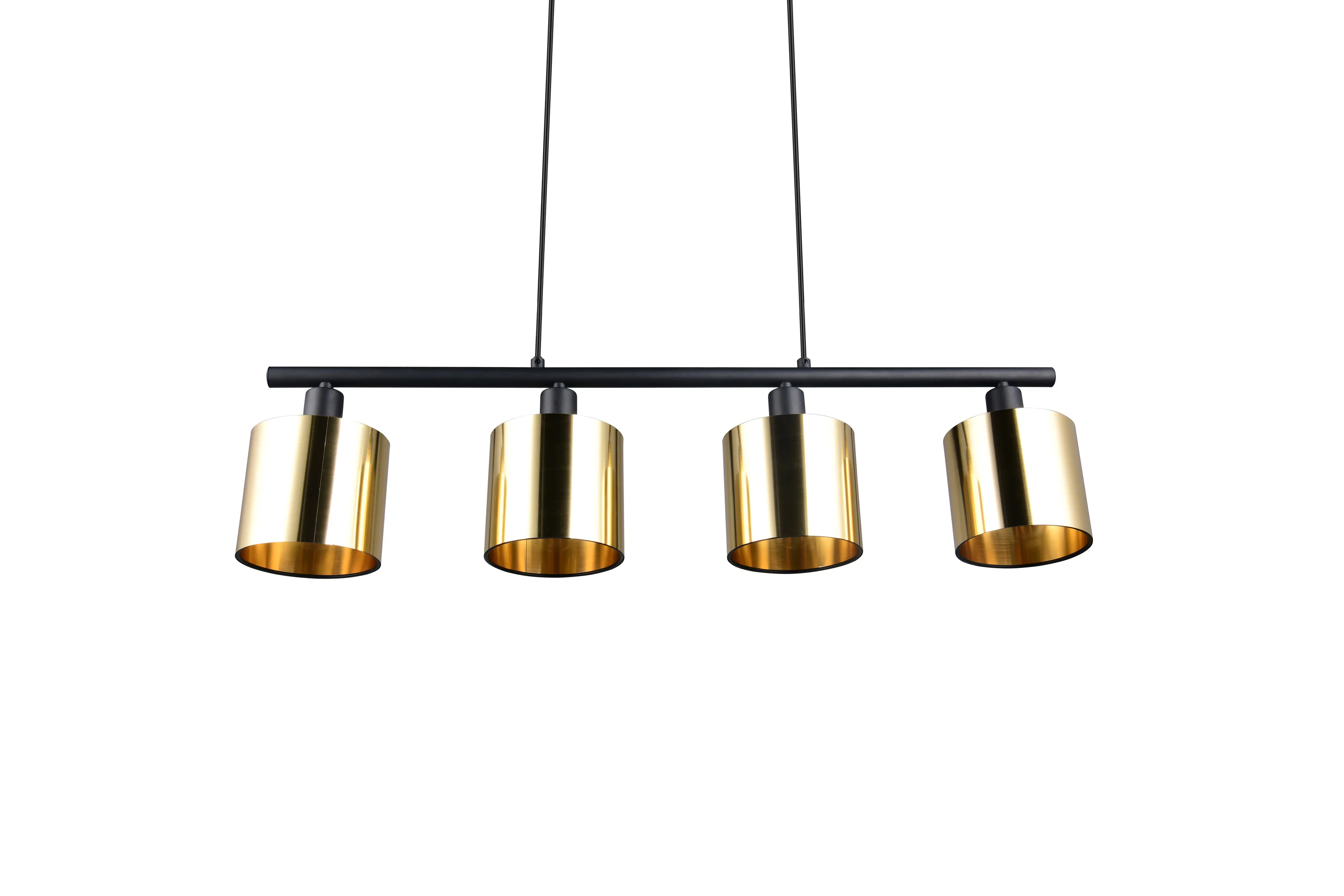 Reality Pendelleuchte Jason ohne Leuchtmittel 150 x 75 cm gold 4 W warmweiß