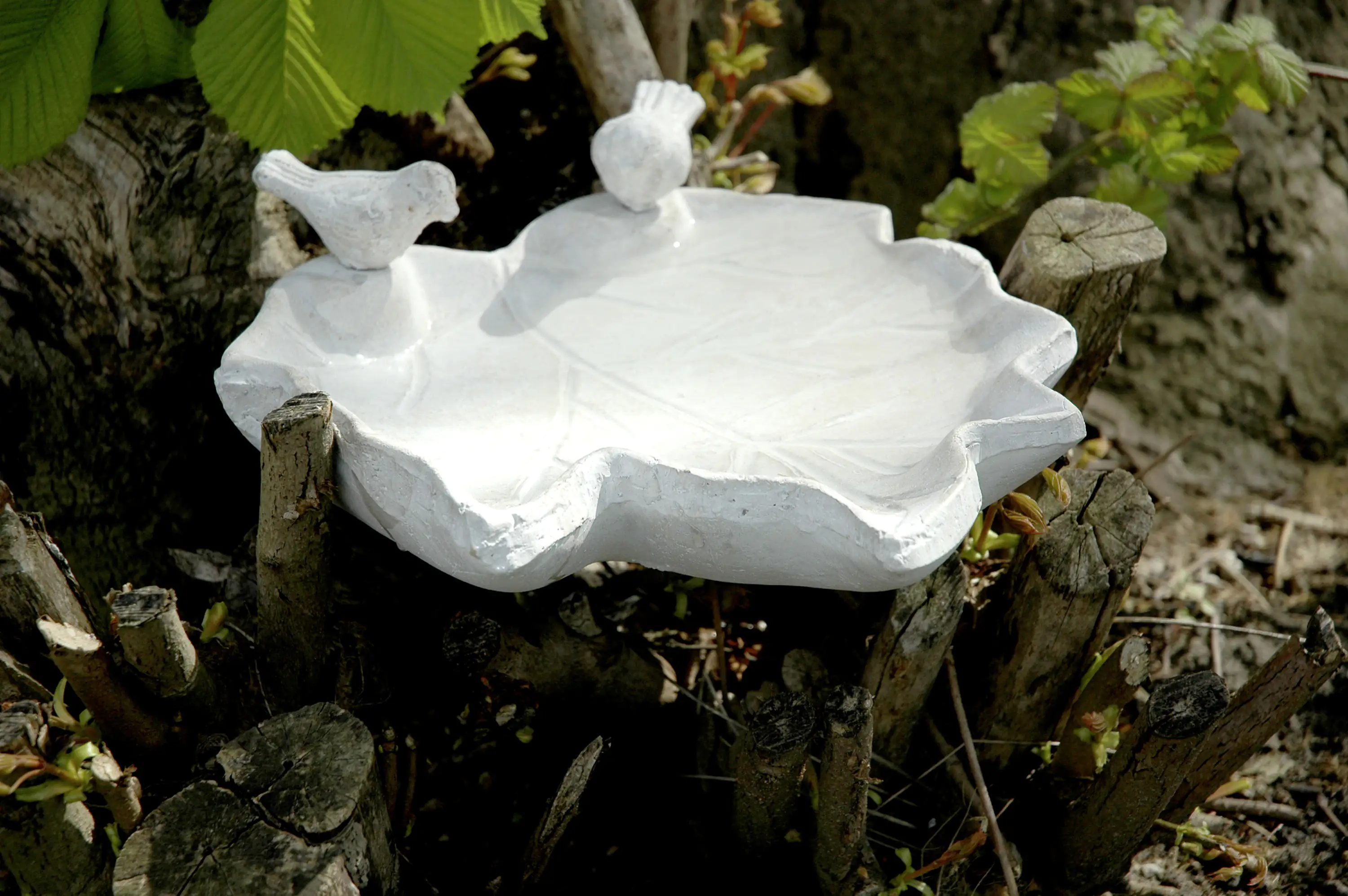 4042085129739_3169425 Dobar Vogeltränke "Blatt-Paradies" 31 x 29,5 x 5,5 cm