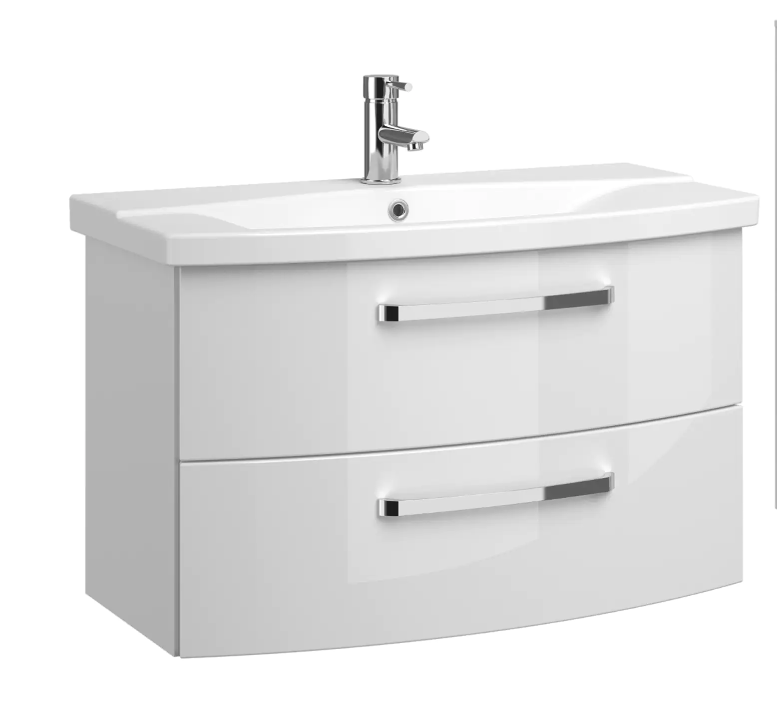 Pelipal Waschtischunterschrank Fokus 4010 mit Keramikwaschtisch