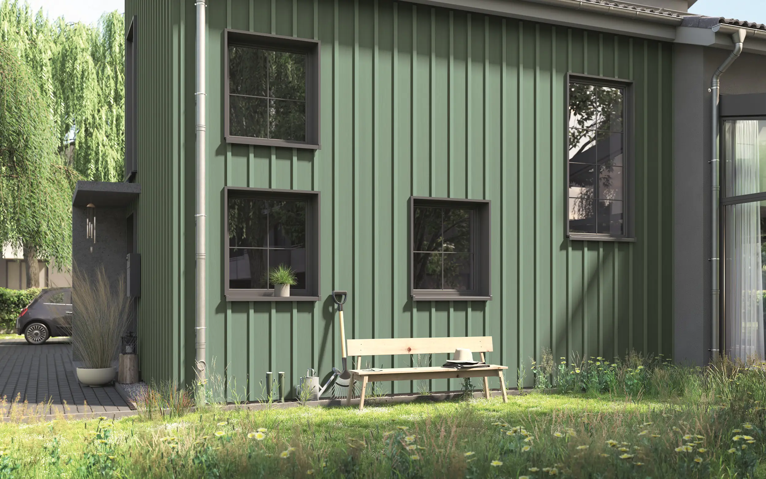 Alpina Wetterschutzfarbe 2,5 L salbeigrün Alpina Wetterschutzfarbe 2,5 L salbeigrün