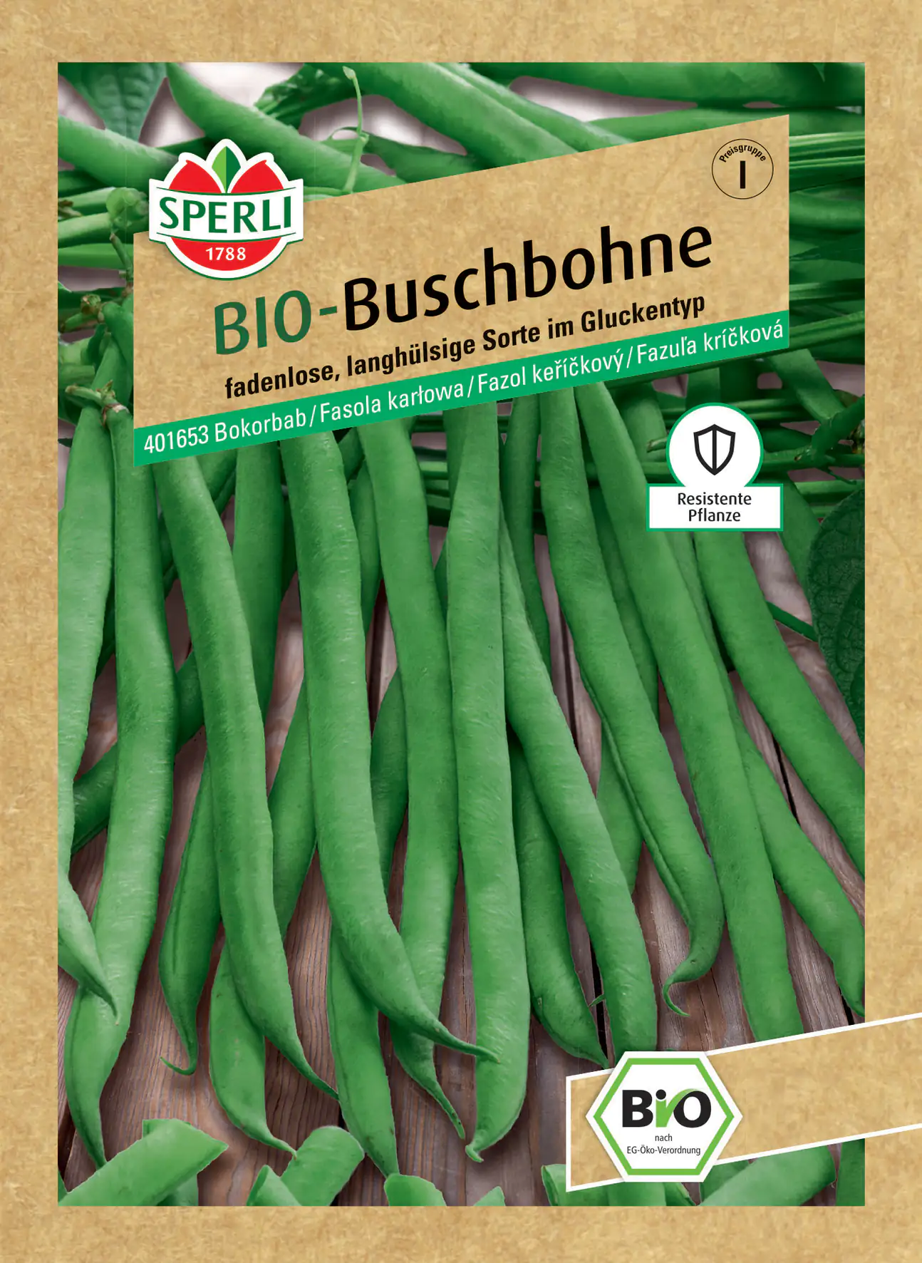 Sperli BIO Buschbohne lang Sperli BIO Buschbohne lang