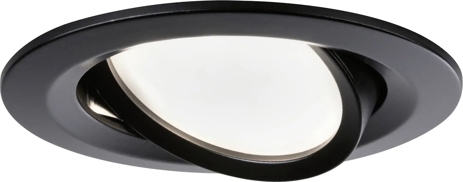 Paulmann LED Einbauleuchte Nova 3er-Set schwarz matt schwenkbar Ø 8,4 cm 3-Step-Dim