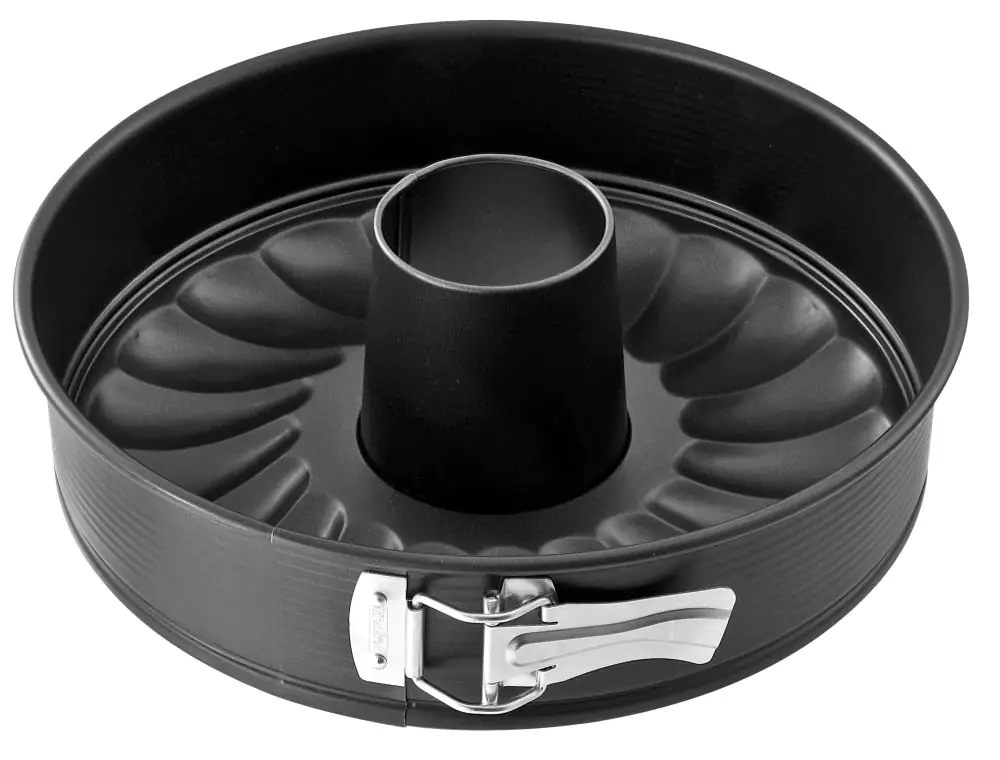 Zenker Springform BlackMetallic mit Flach- und Rohrboden, Ø 28 cm