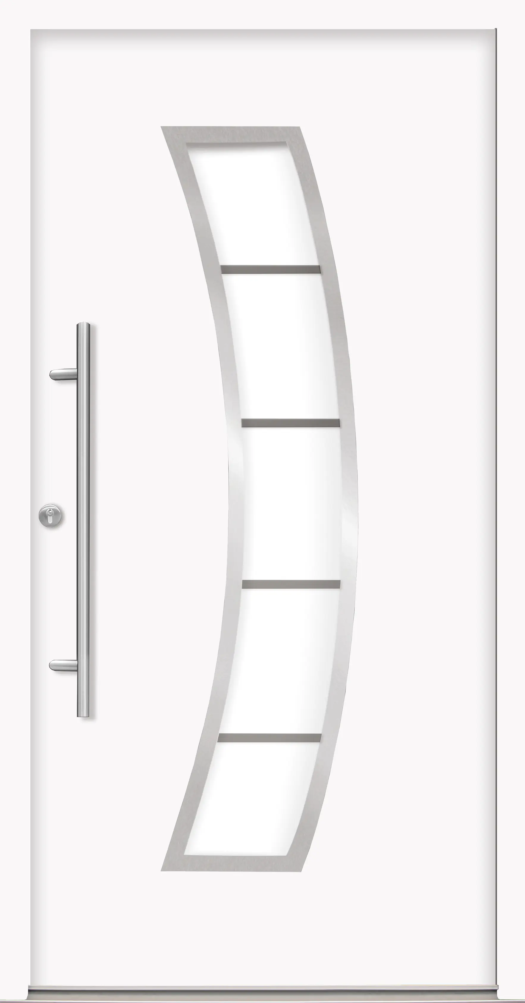 Splendoor Haustür Passivedoor Premium P14 Weiß DIN Links 110 x 210 cm