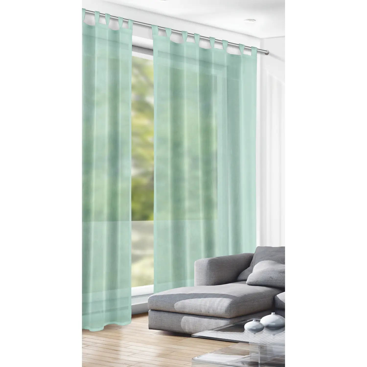 Neusser Collection Schlaufenschal mit Gardinenband Gritta 135x245 cm